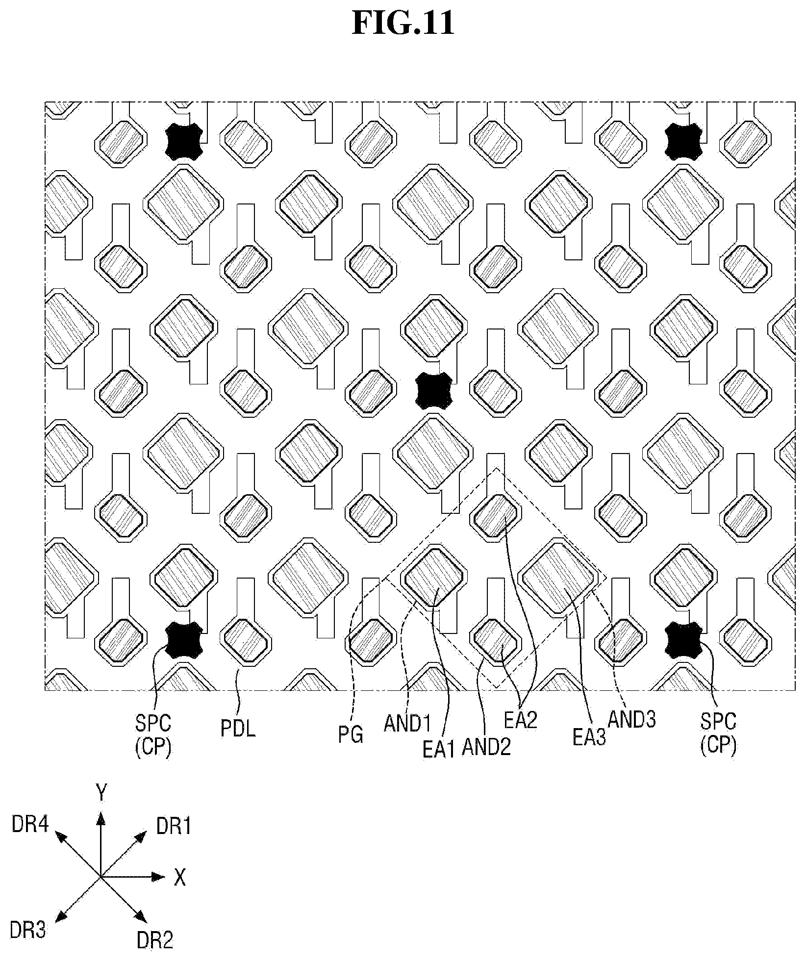 Patent US12310185 Figure 11 – Display device and sensing system including the same