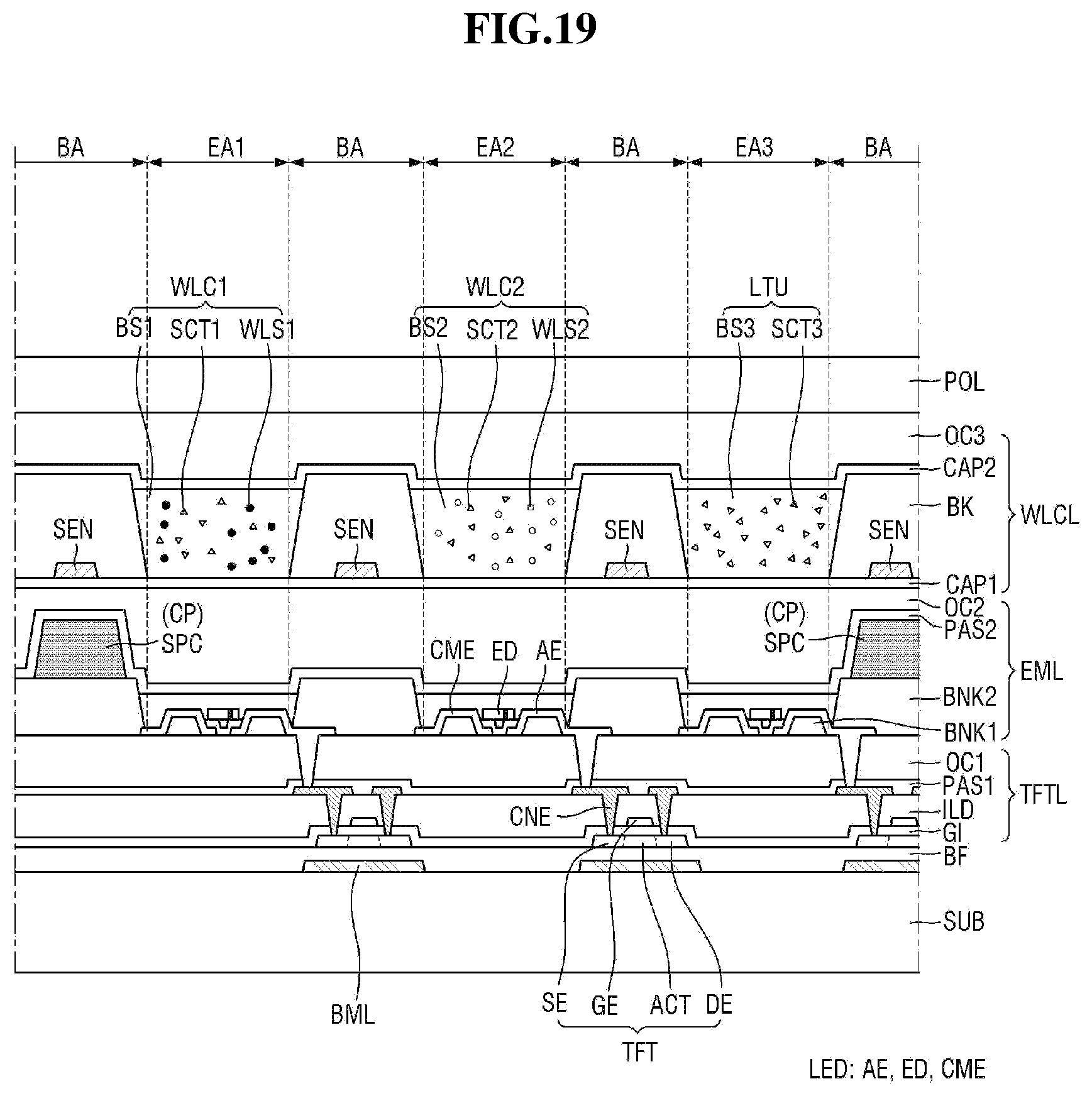 Patent US12310185 Figure 19 – Display device and sensing system including the same