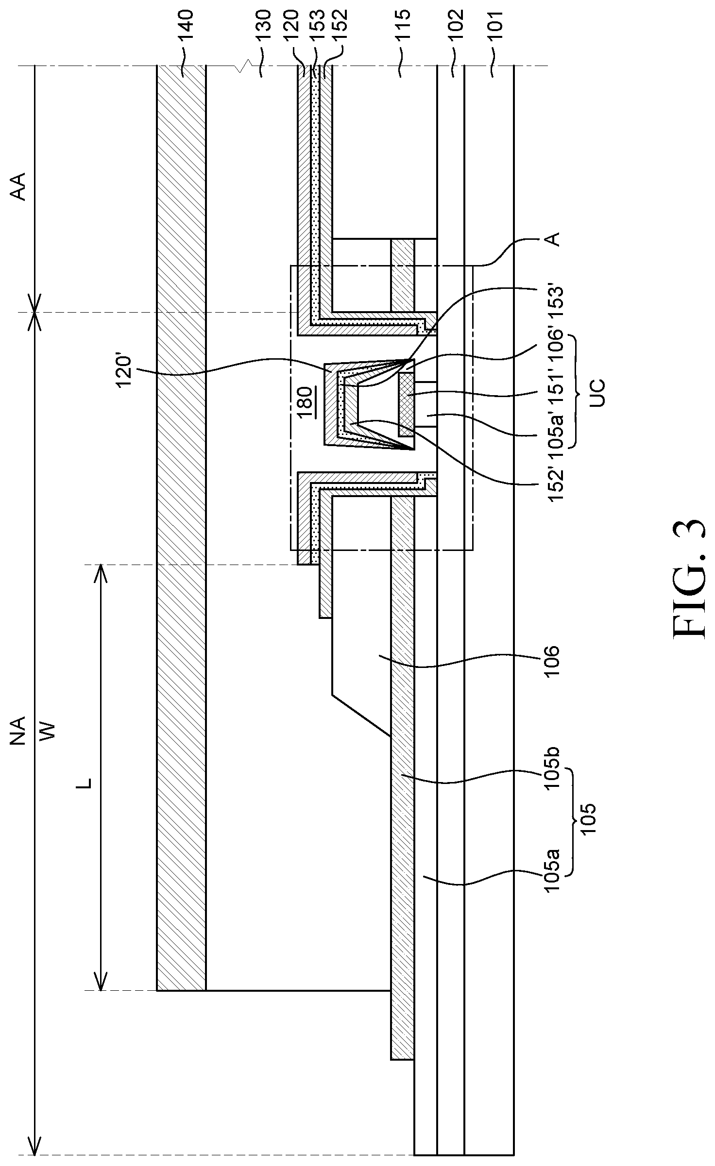 Patent US12310186 Figure 3 – Electroluminescent display device