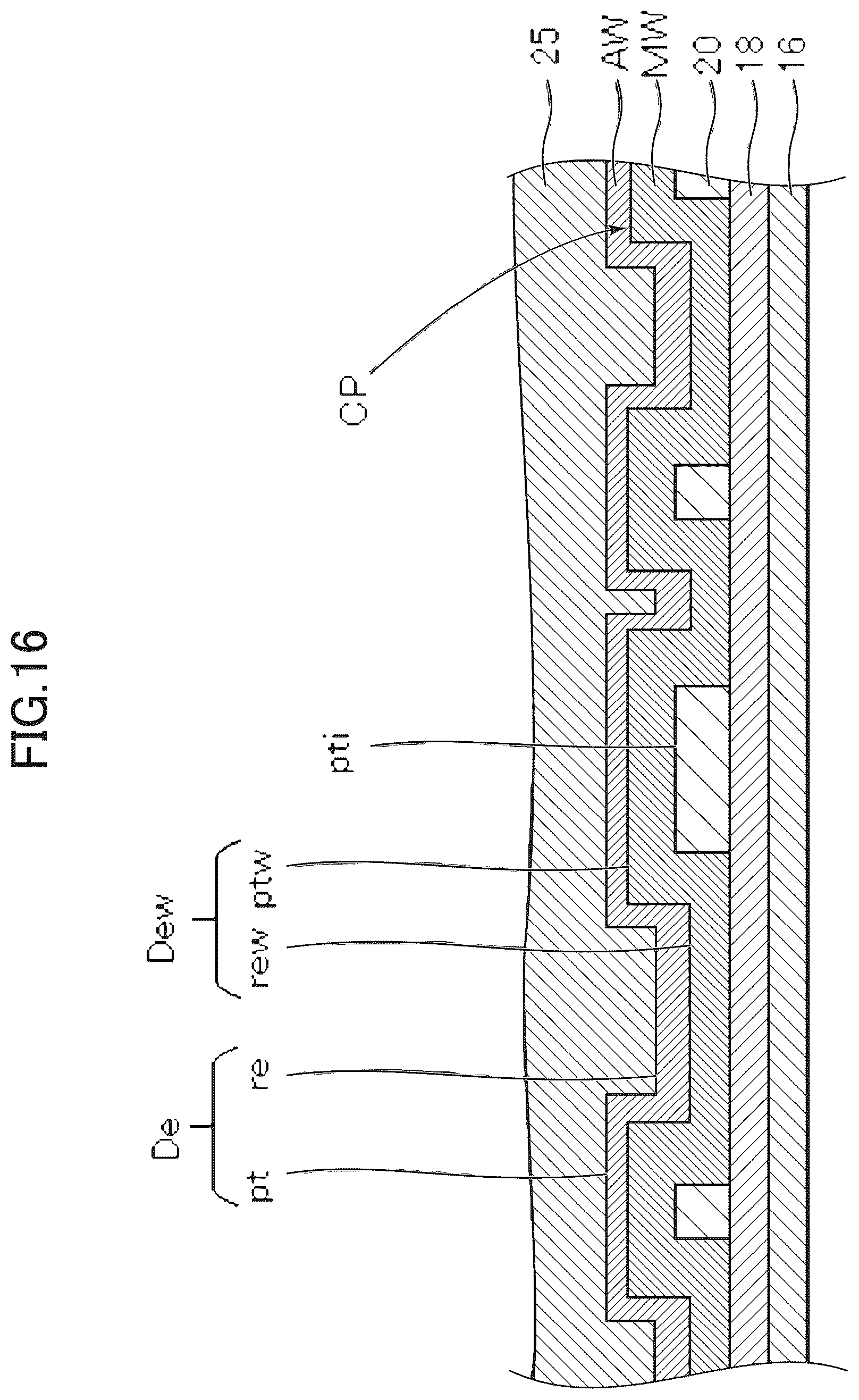 Patent US12310191 Figure 16 – Display device and manufacturing method for display device