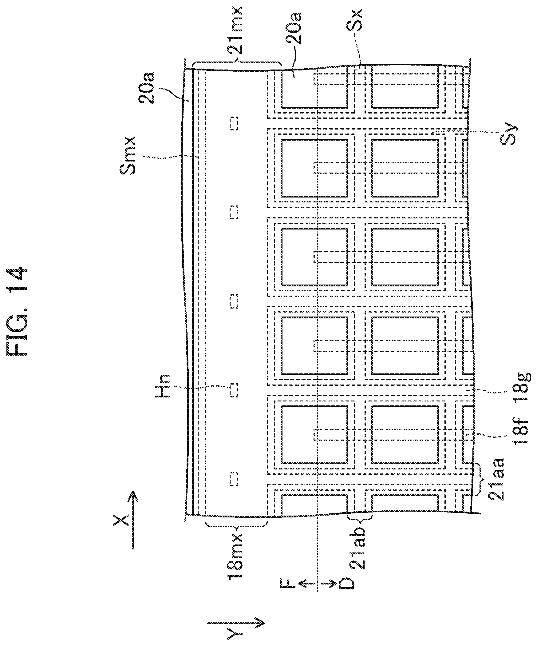 Patent US12310194 Figure 11 – Display device with interlayer insulating film having column slit for power-source line