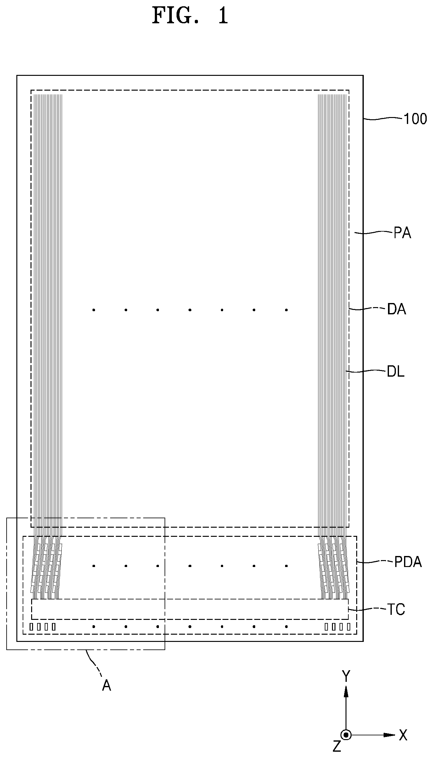 Patent US12310195 Figure 1 – Display apparatus