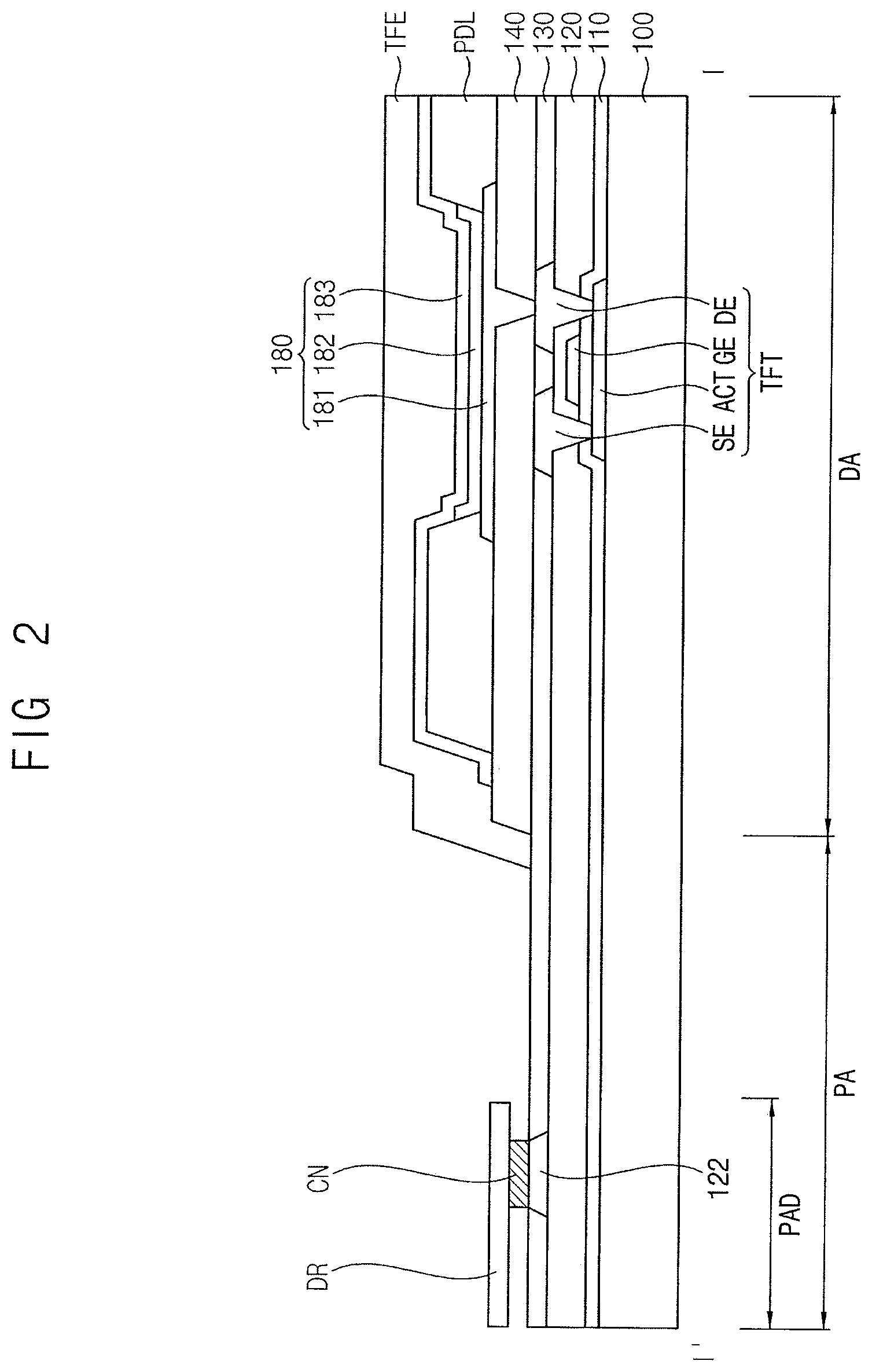 Patent US12310198 Figure 2 – Display apparatus and method of manufacturing the same