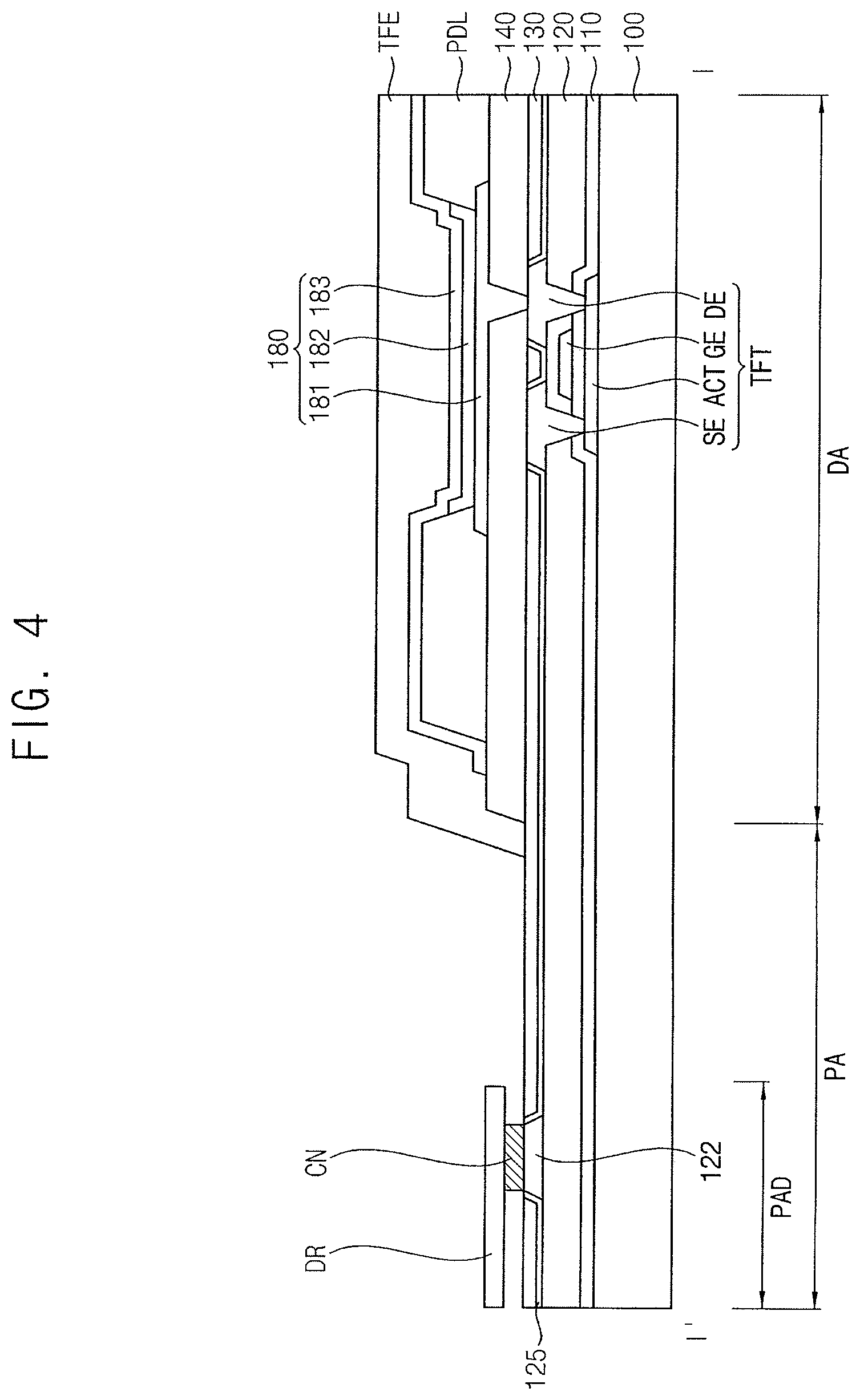 Patent US12310198 Figure 4 – Display apparatus and method of manufacturing the same