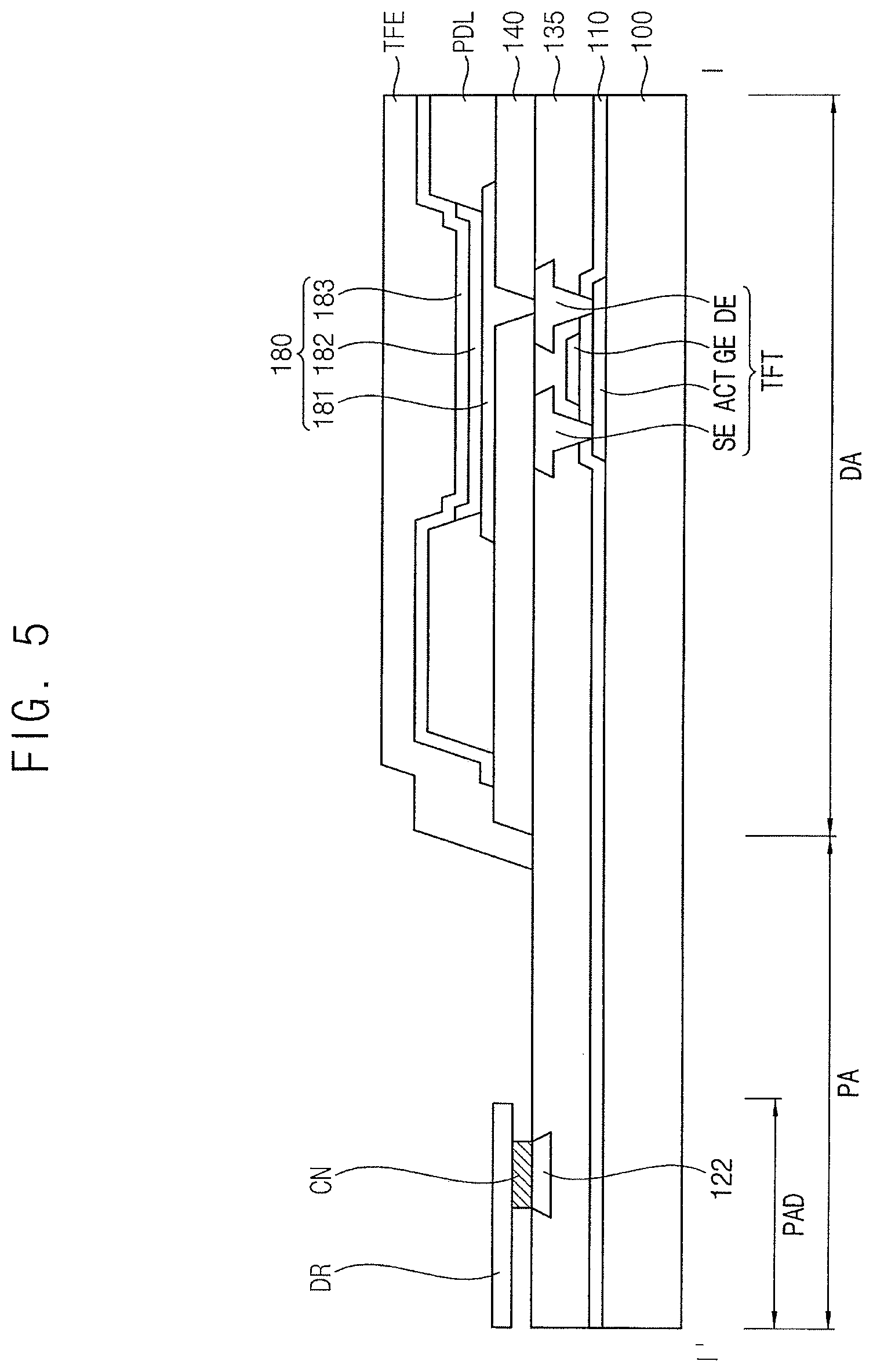Patent US12310198 Figure 5 – Display apparatus and method of manufacturing the same