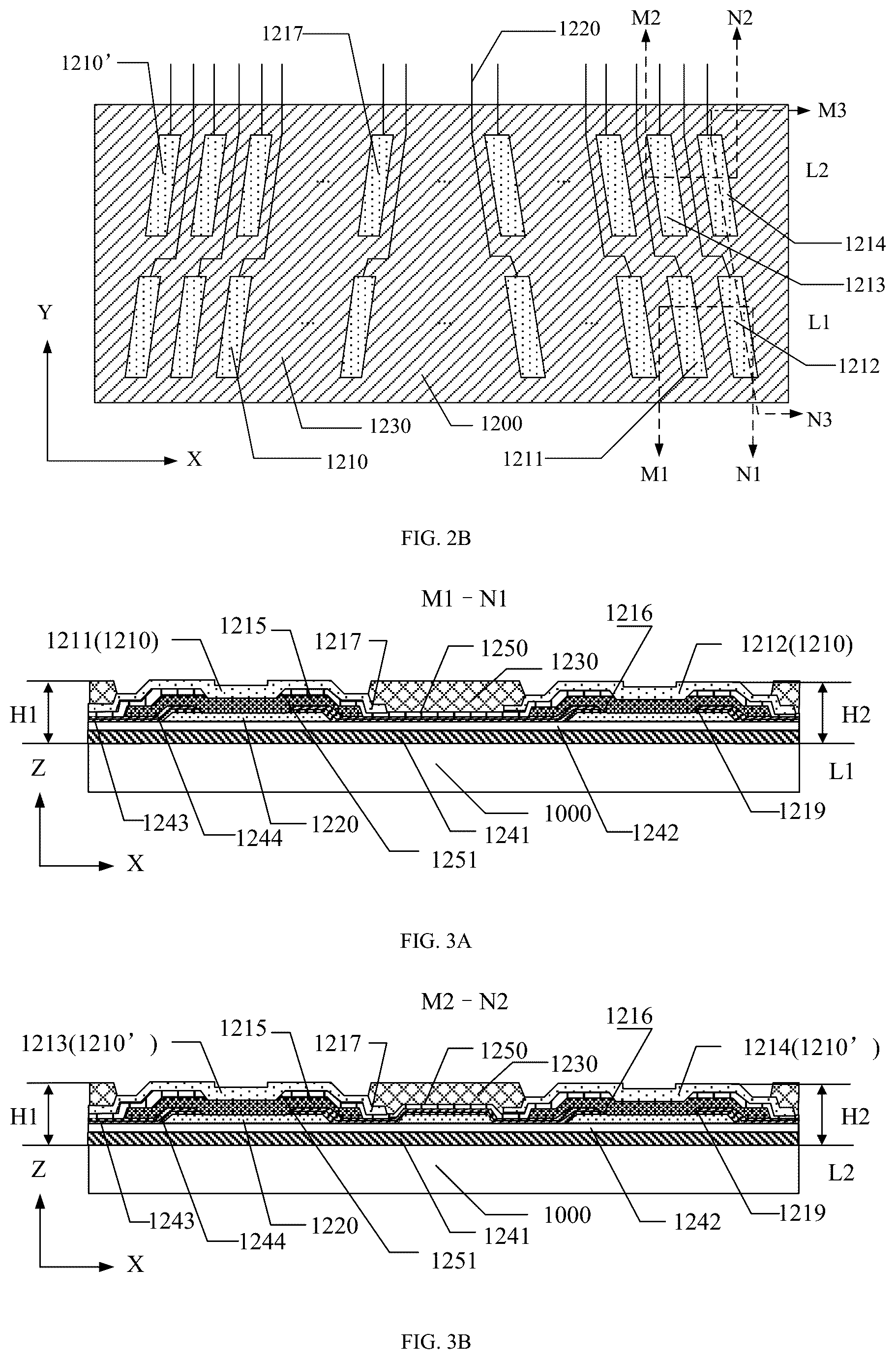 Patent US12310200 Figure 2 – Display substrate including configuration of insulation layers covering contact pads in bonding region, and manufacturing method thereof