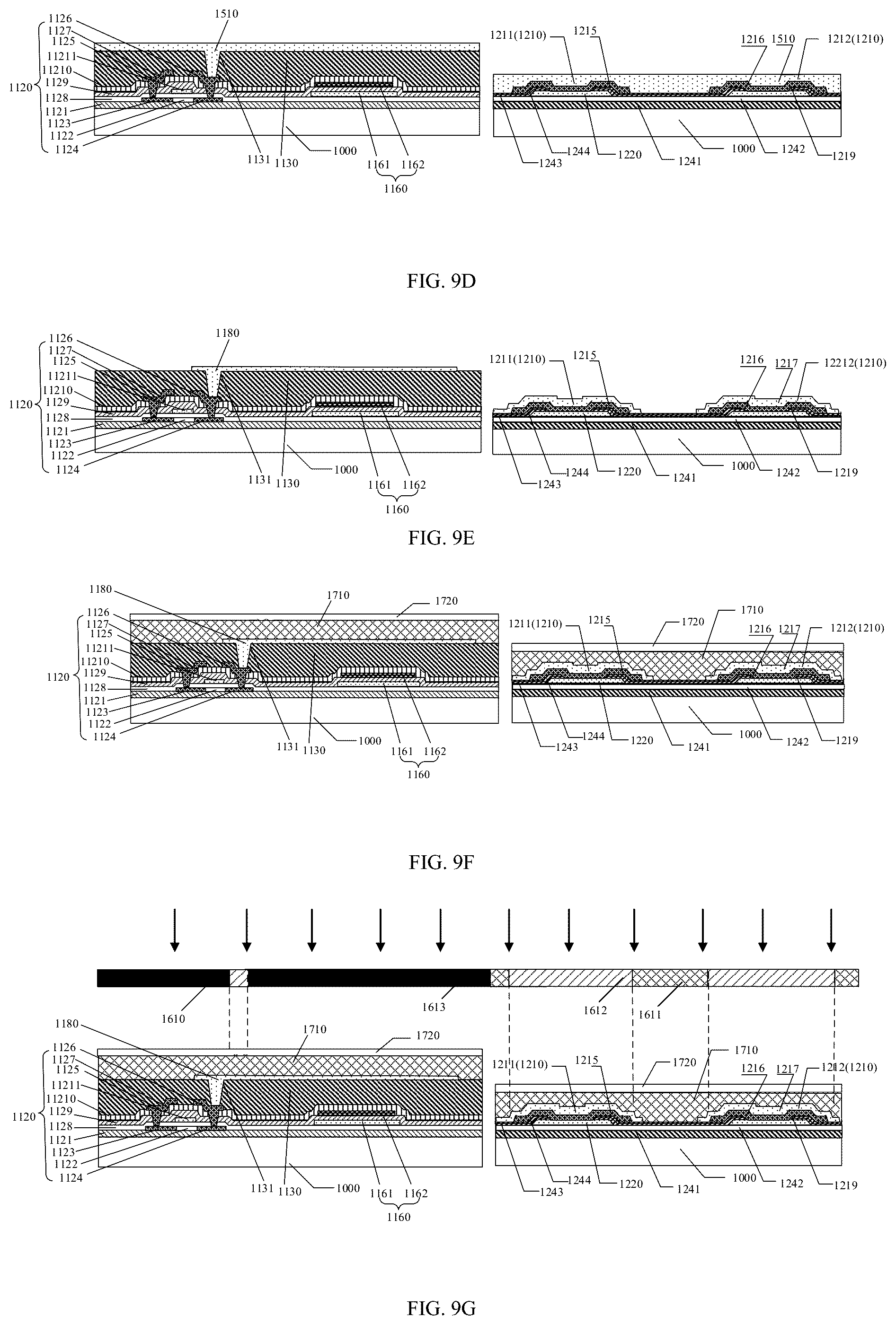 Patent US12310200 Figure 7 – Display substrate including configuration of insulation layers covering contact pads in bonding region, and manufacturing method thereof