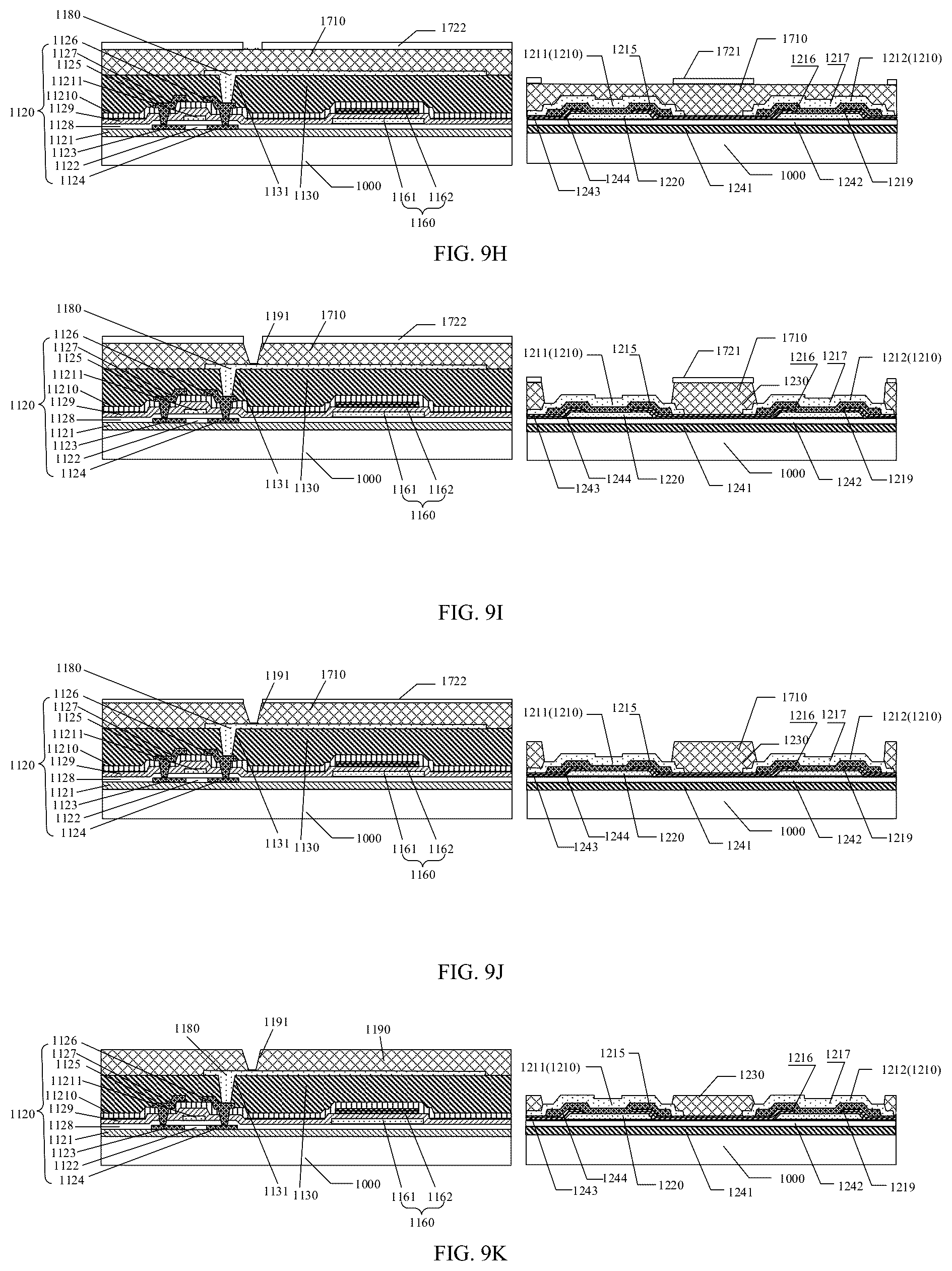 Patent US12310200 Figure 8 – Display substrate including configuration of insulation layers covering contact pads in bonding region, and manufacturing method thereof