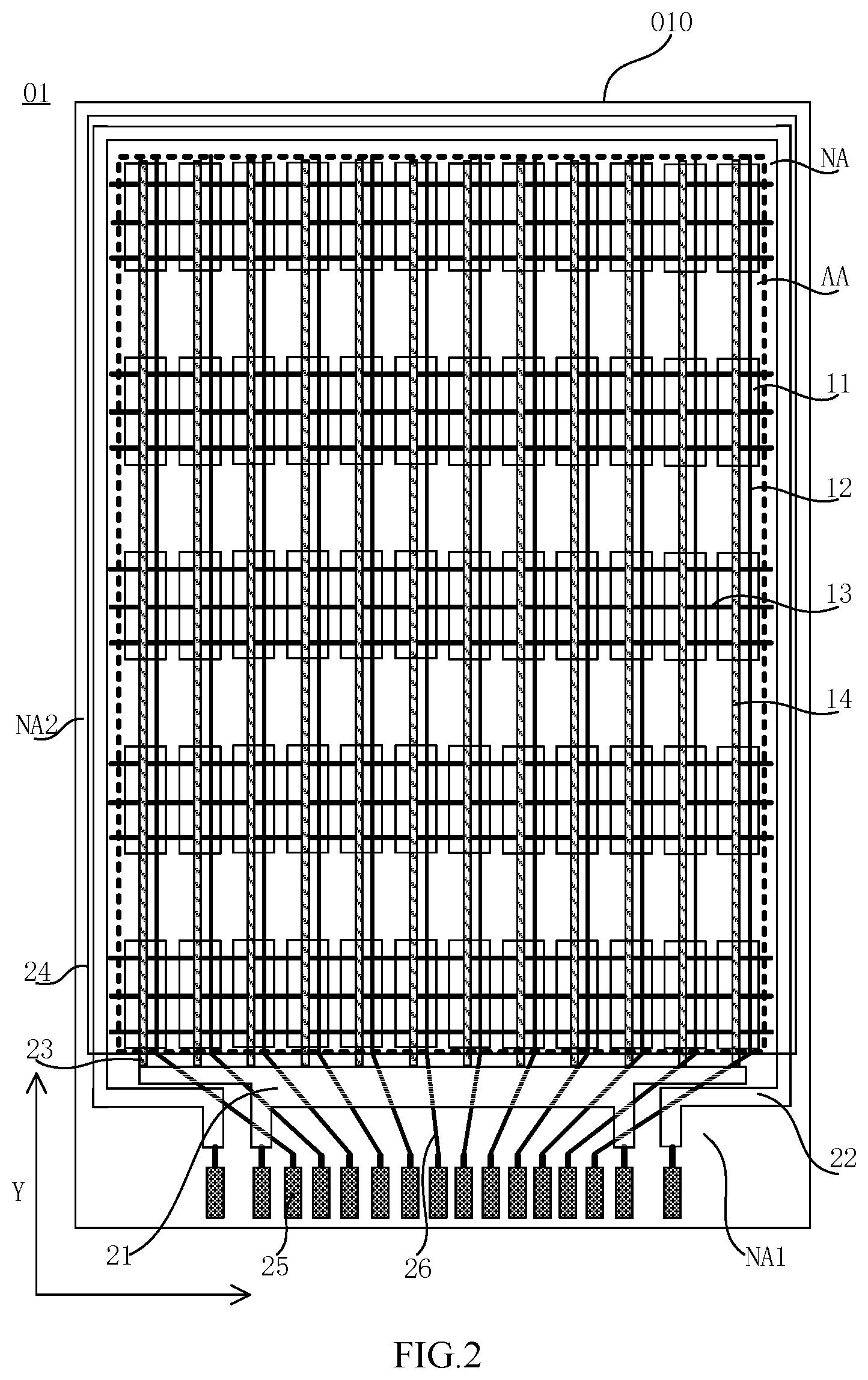 Patent US12310204 Figure 2 – Display panel and display apparatus