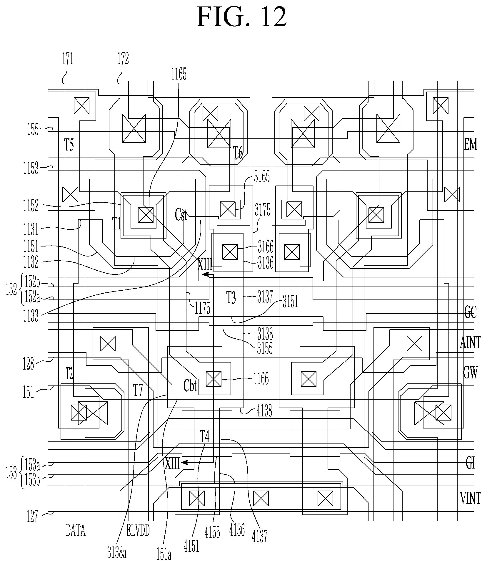 Patent US12310205 Figure 12 – Display device