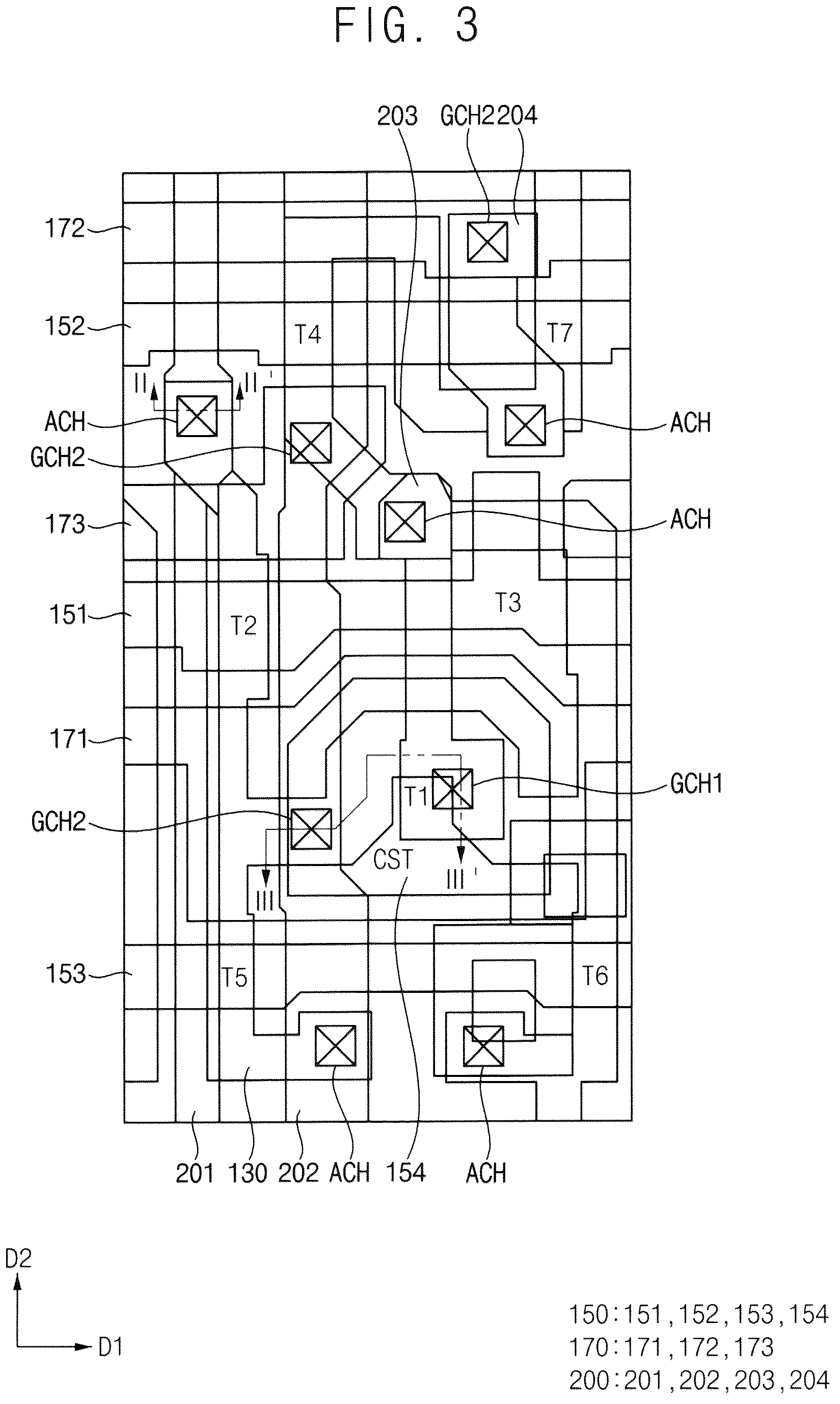 Patent US12310206 Figure 3 – Method of manufacturing display device including third conductive layer connected to active layer and directly contacts first conductive layer