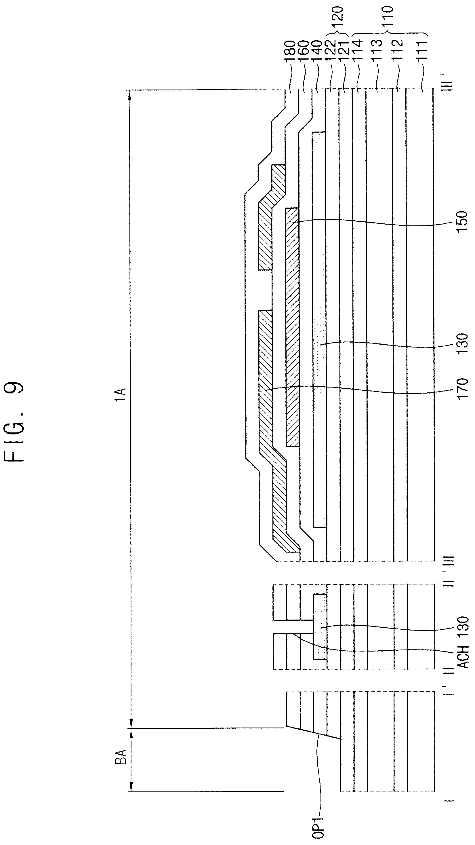 Patent US12310206 Figure 8 – Method of manufacturing display device including third conductive layer connected to active layer and directly contacts first conductive layer