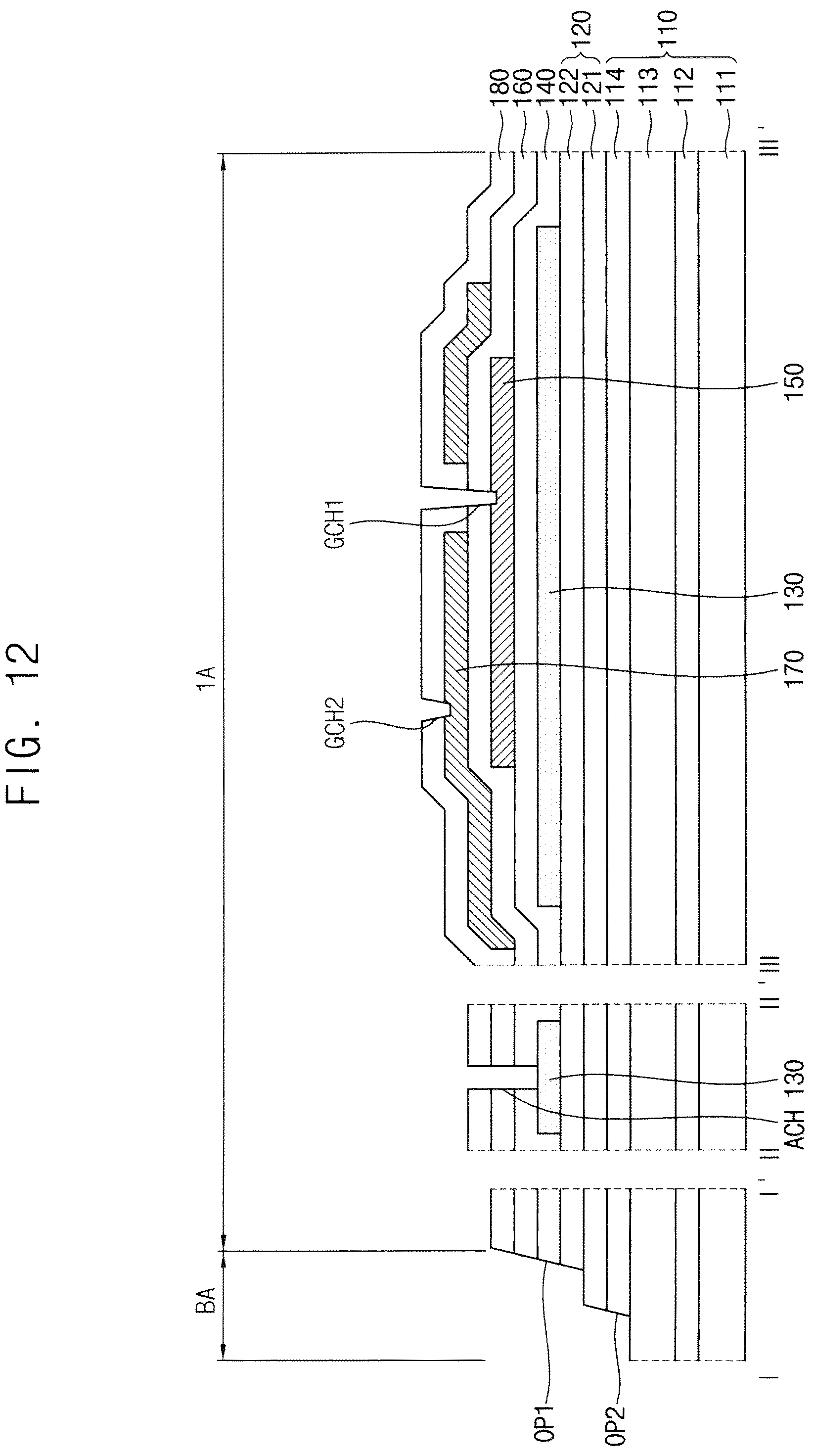 Patent US12310206 Figure 11 – Method of manufacturing display device including third conductive layer connected to active layer and directly contacts first conductive layer
