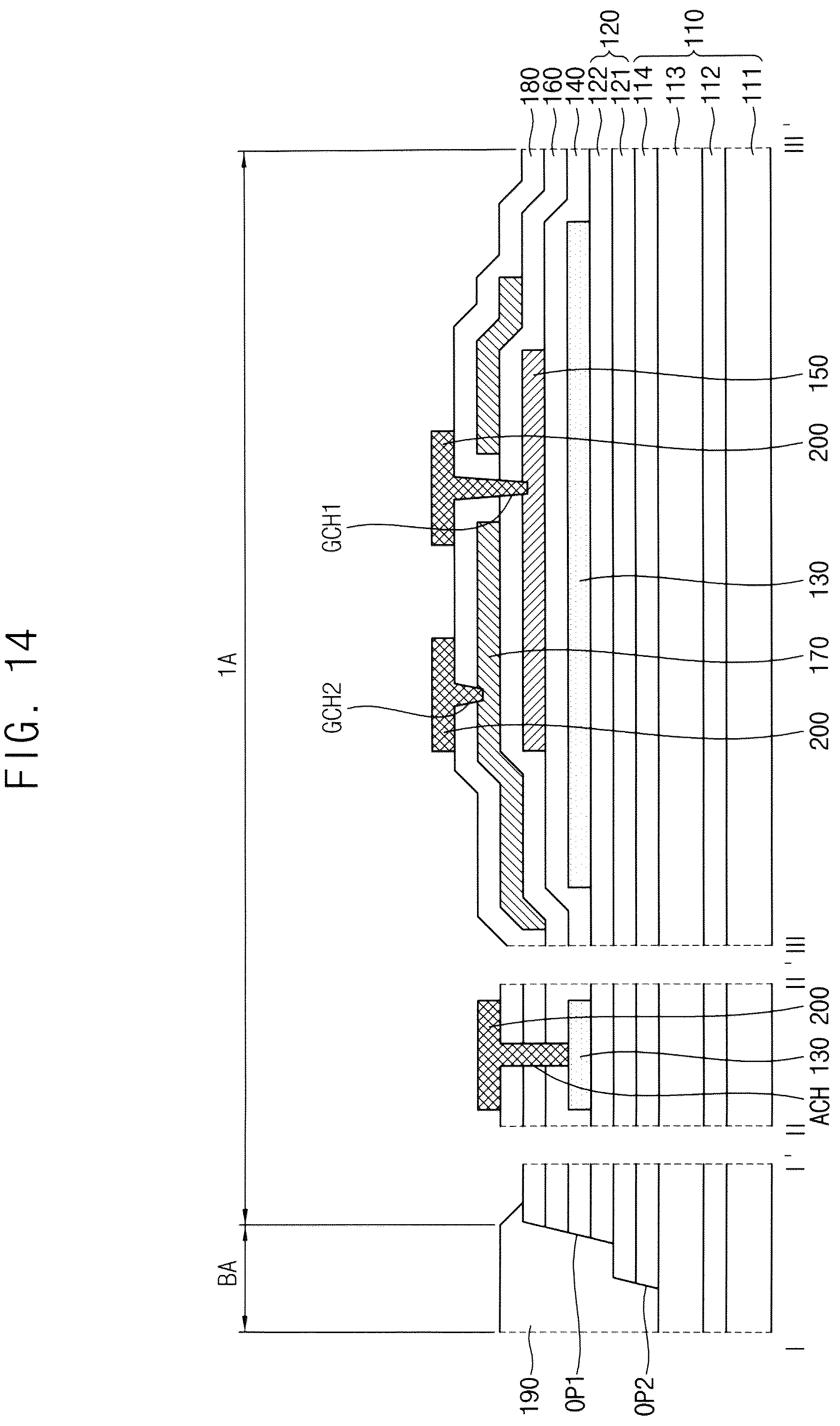 Patent US12310206 Figure 13 – Method of manufacturing display device including third conductive layer connected to active layer and directly contacts first conductive layer