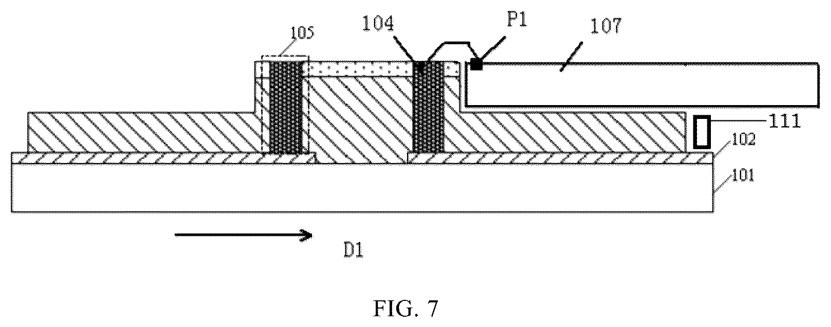 Patent US12310208 Figure 5 – Connecting substrate, fabrication method, splicing screen and display apparatus