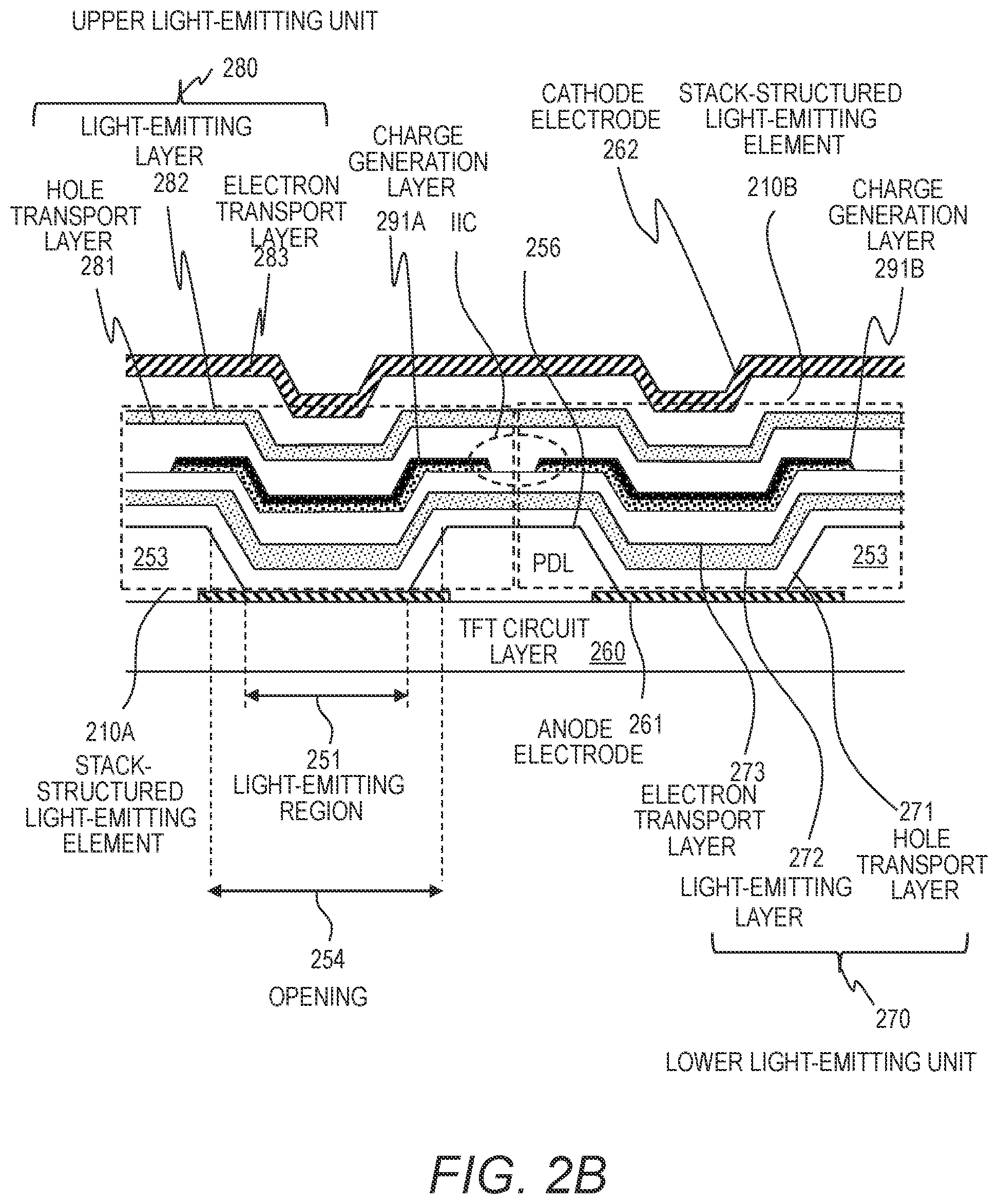 Patent US12310210 Figure 3 – OLED light-emitting device, display device, electronic device, and method of manufacturing OLED light-emitting device