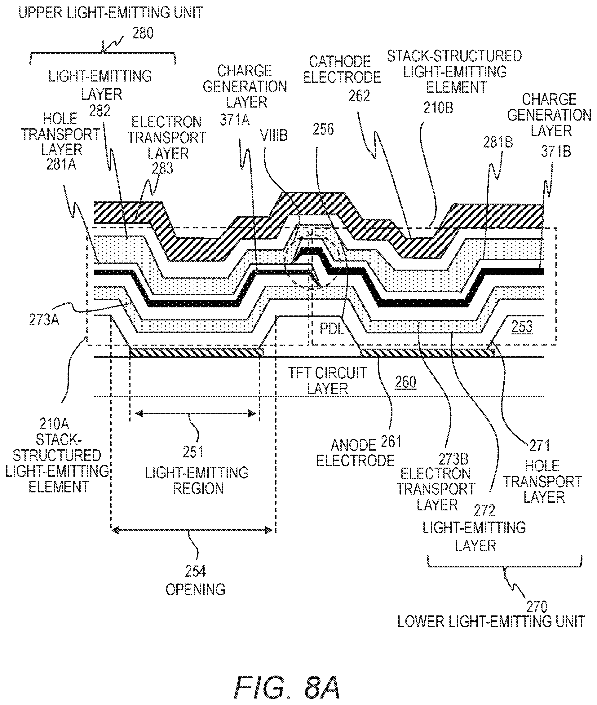Patent US12310210 Figure 11 – OLED light-emitting device, display device, electronic device, and method of manufacturing OLED light-emitting device