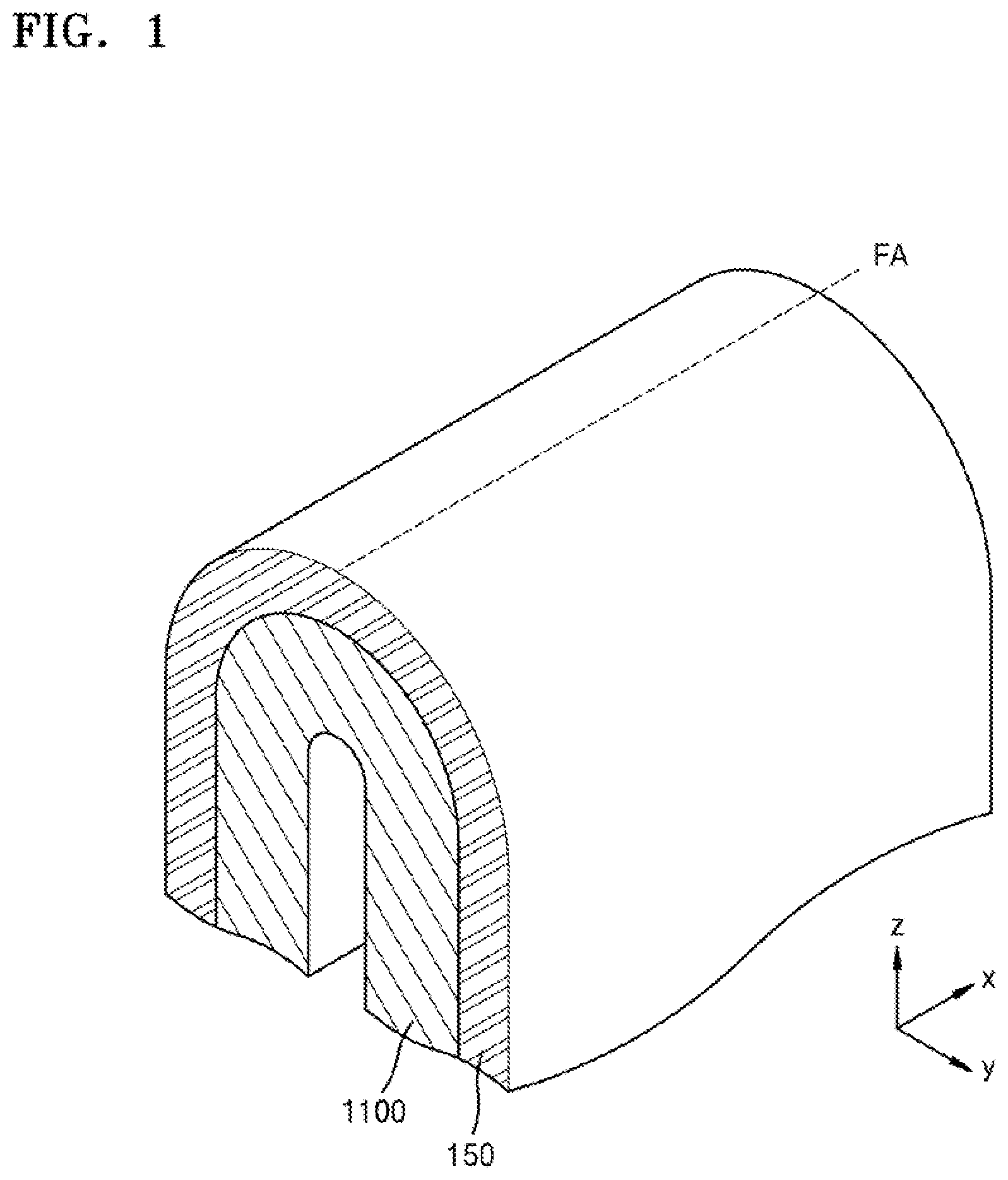 Patent US12310211 — Anti-reflective optical film and bendable display apparatus including the optical film — Figure 1