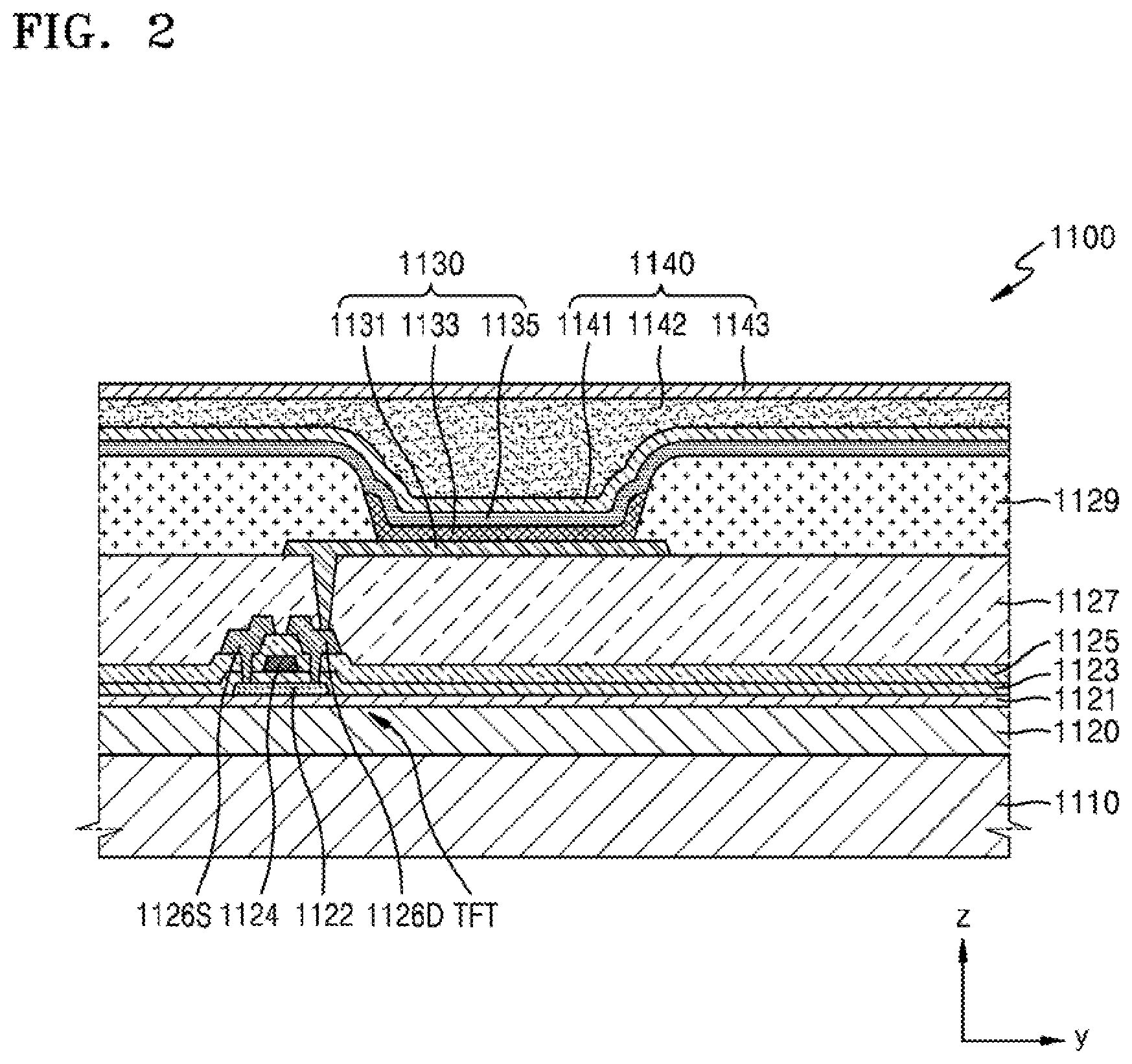 Patent US12310211 Figure 2 – Anti-reflective optical film and bendable display apparatus including the optical film