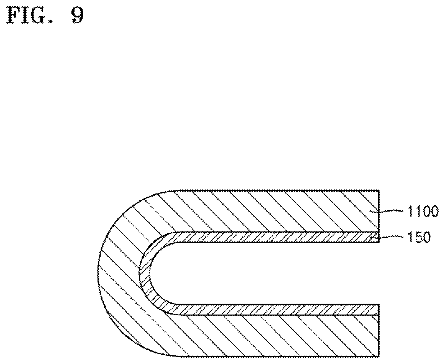 Patent US12310211 Figure 9 – Anti-reflective optical film and bendable display apparatus including the optical film