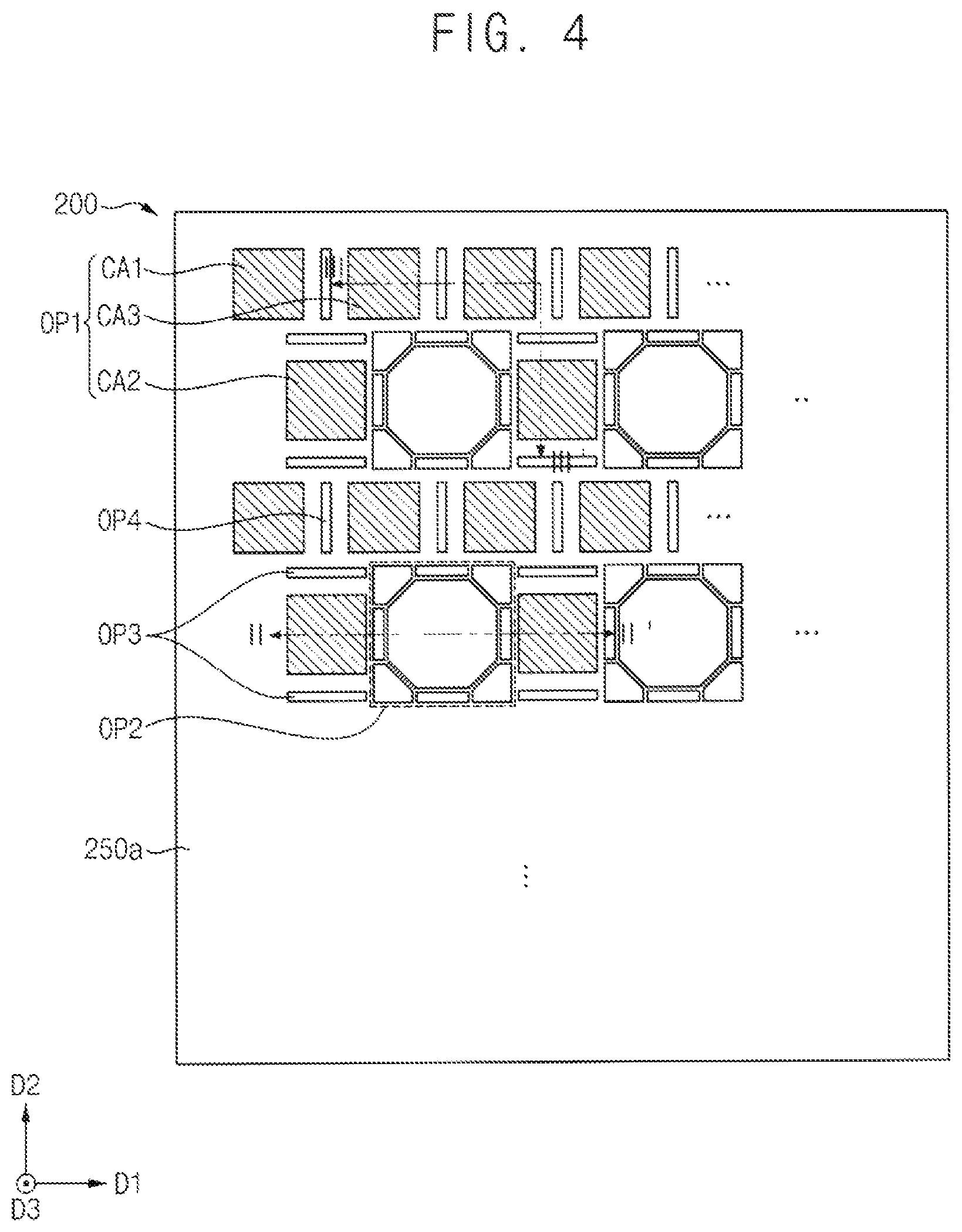 Patent US12310217 Figure 3 – Color conversion substrate including first bank structure surrounding second bank structure and display device including the same