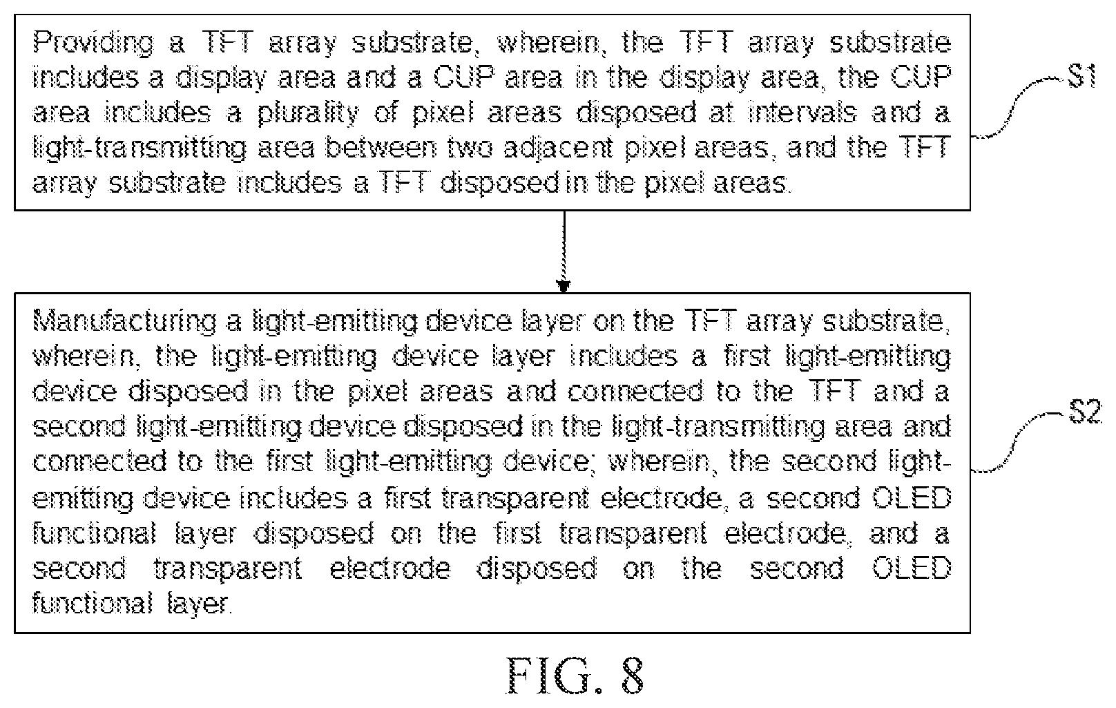 Patent US12310219 Figure 6 – OLED display panel, manufacturing method thereof, and OLED display module