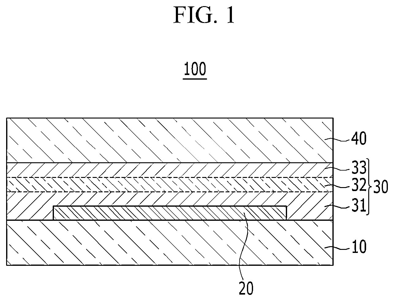 Patent US12310224 Figure 1 – Organic light emitting diode display