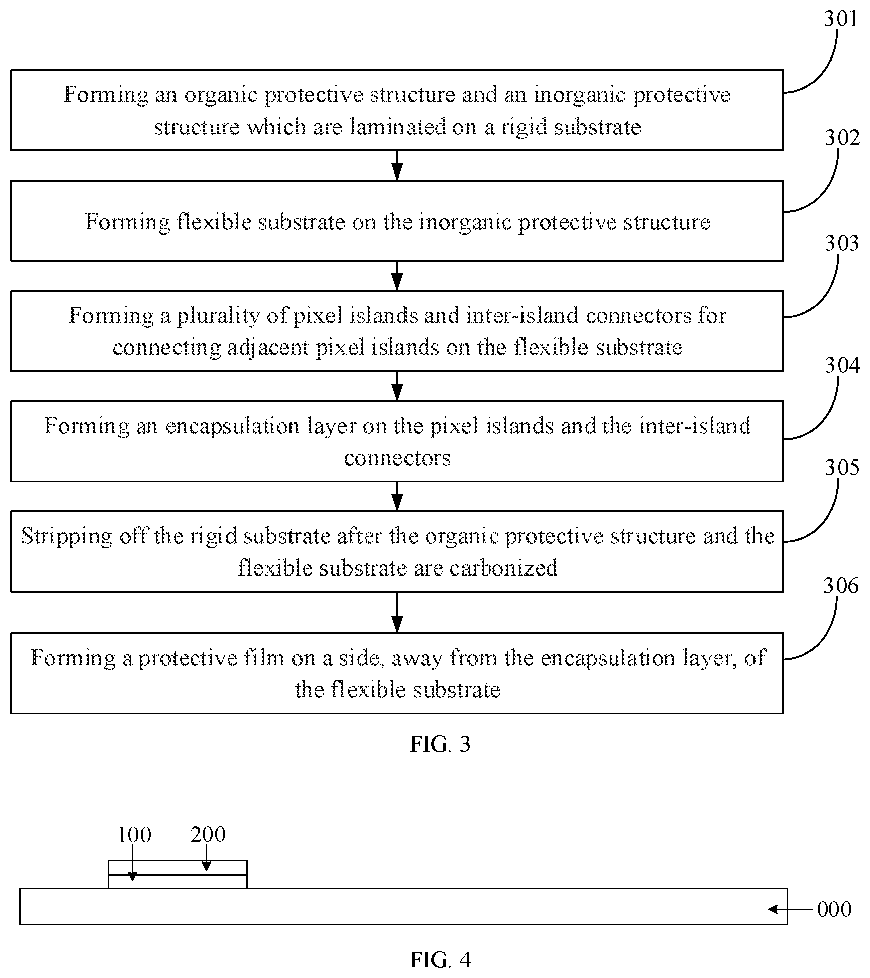 Patent US12310225 Figure 2 – Stretchable display panel and method for manufacturing same, and display device