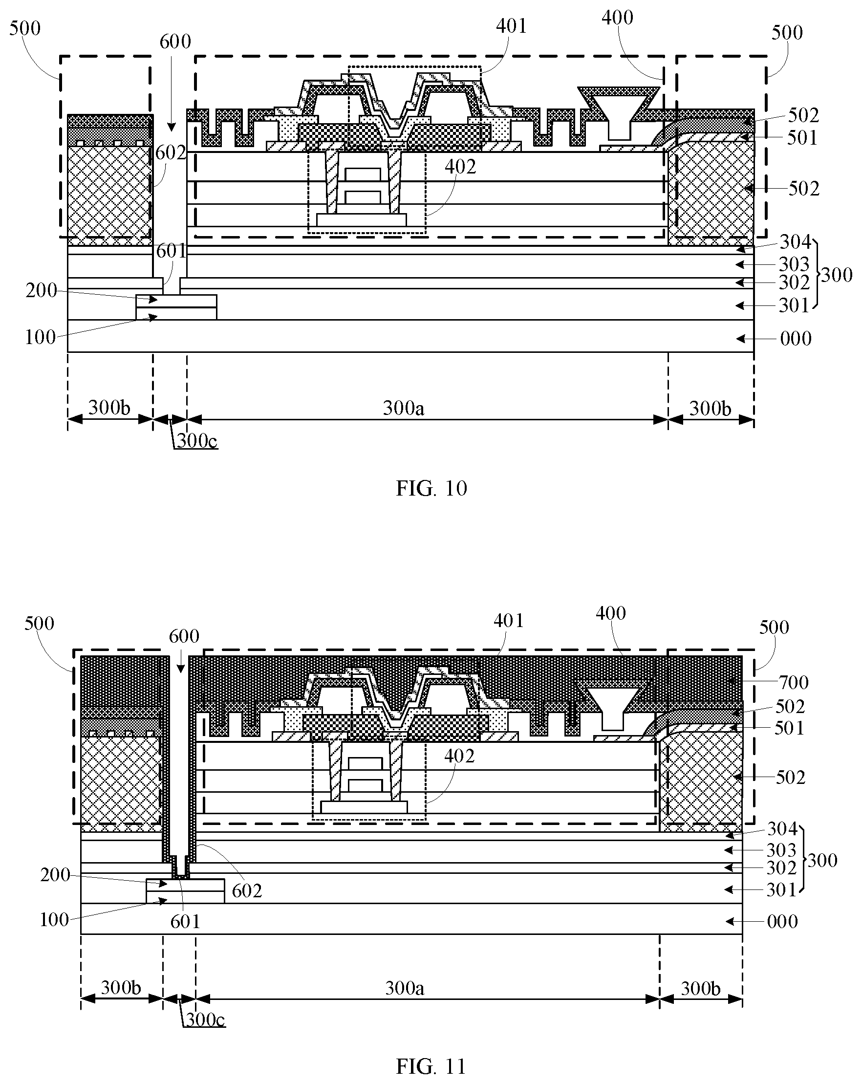 Patent US12310225 Figure 5 – Stretchable display panel and method for manufacturing same, and display device