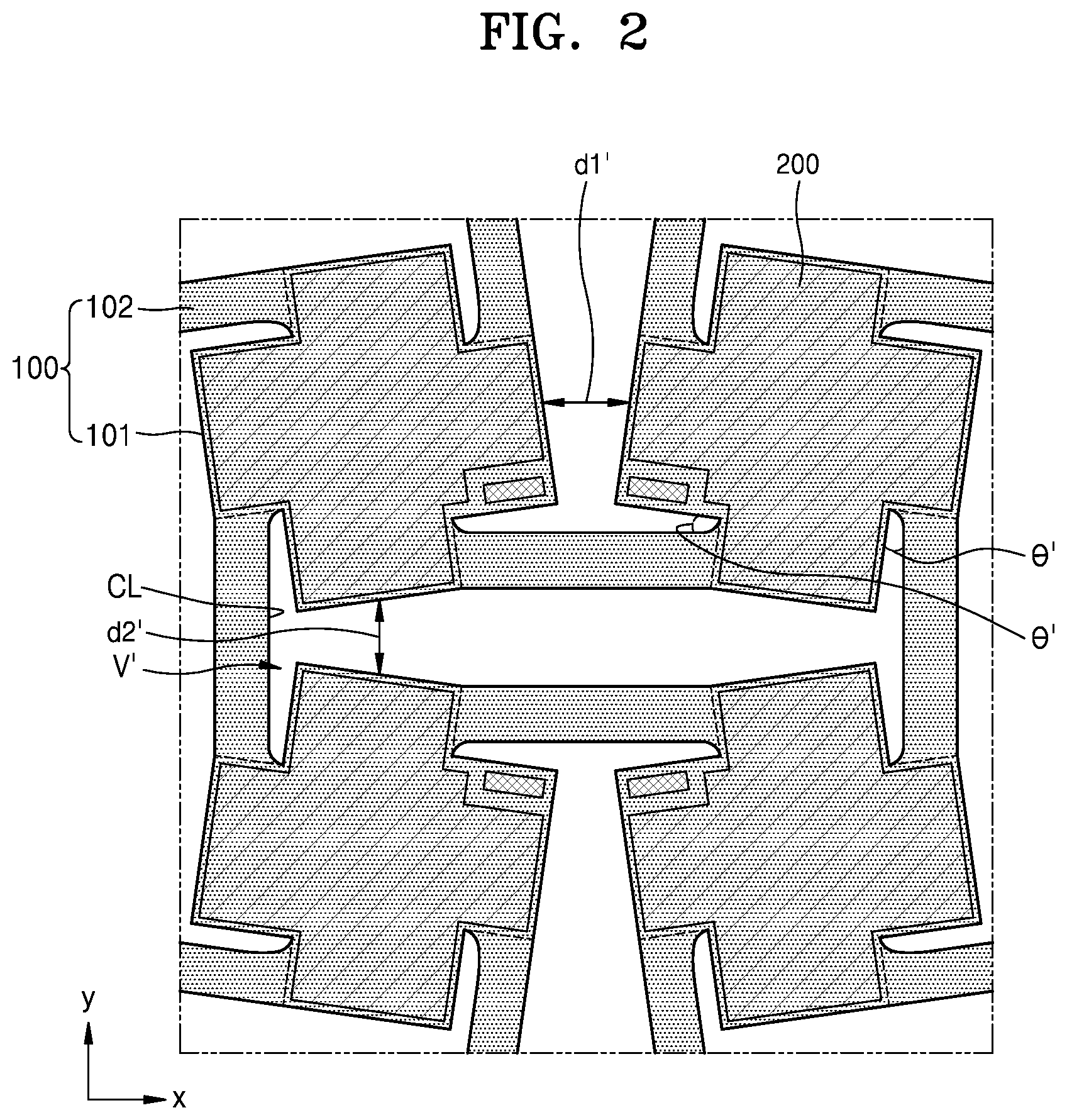 Patent US12310227 Figure 2 – Display device