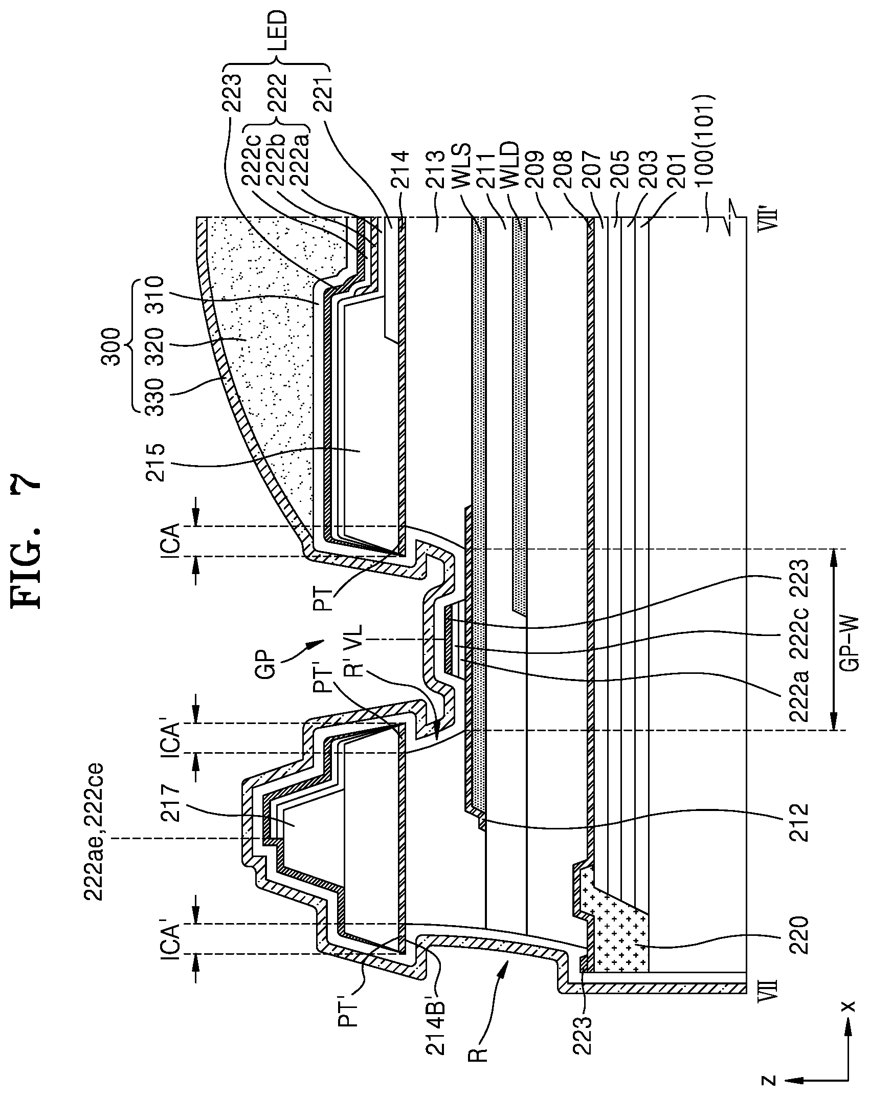 Patent US12310227 Figure 8 – Display device