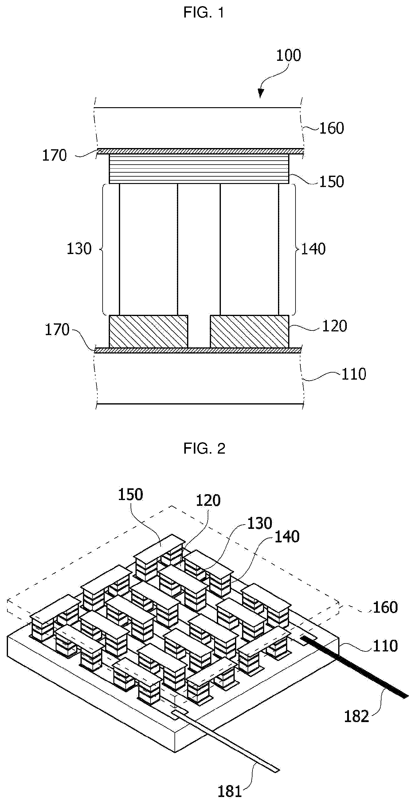 Patent US12310240 Figure 1 – Thermoelectric element