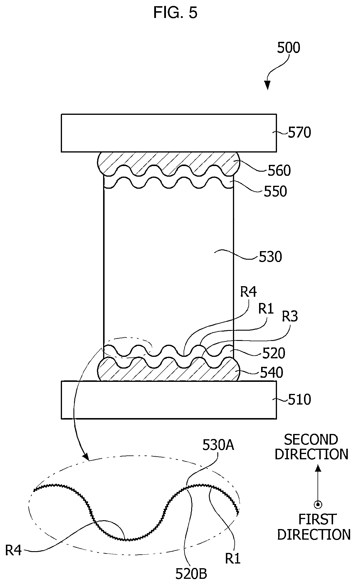 Patent US12310240 Figure 3 – Thermoelectric element