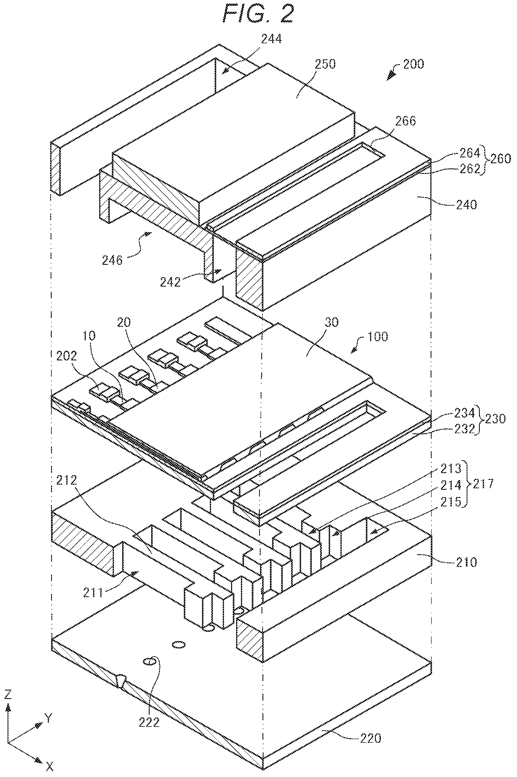 Patent US12310242 Figure 2 – Piezoelectric element and liquid ejection head