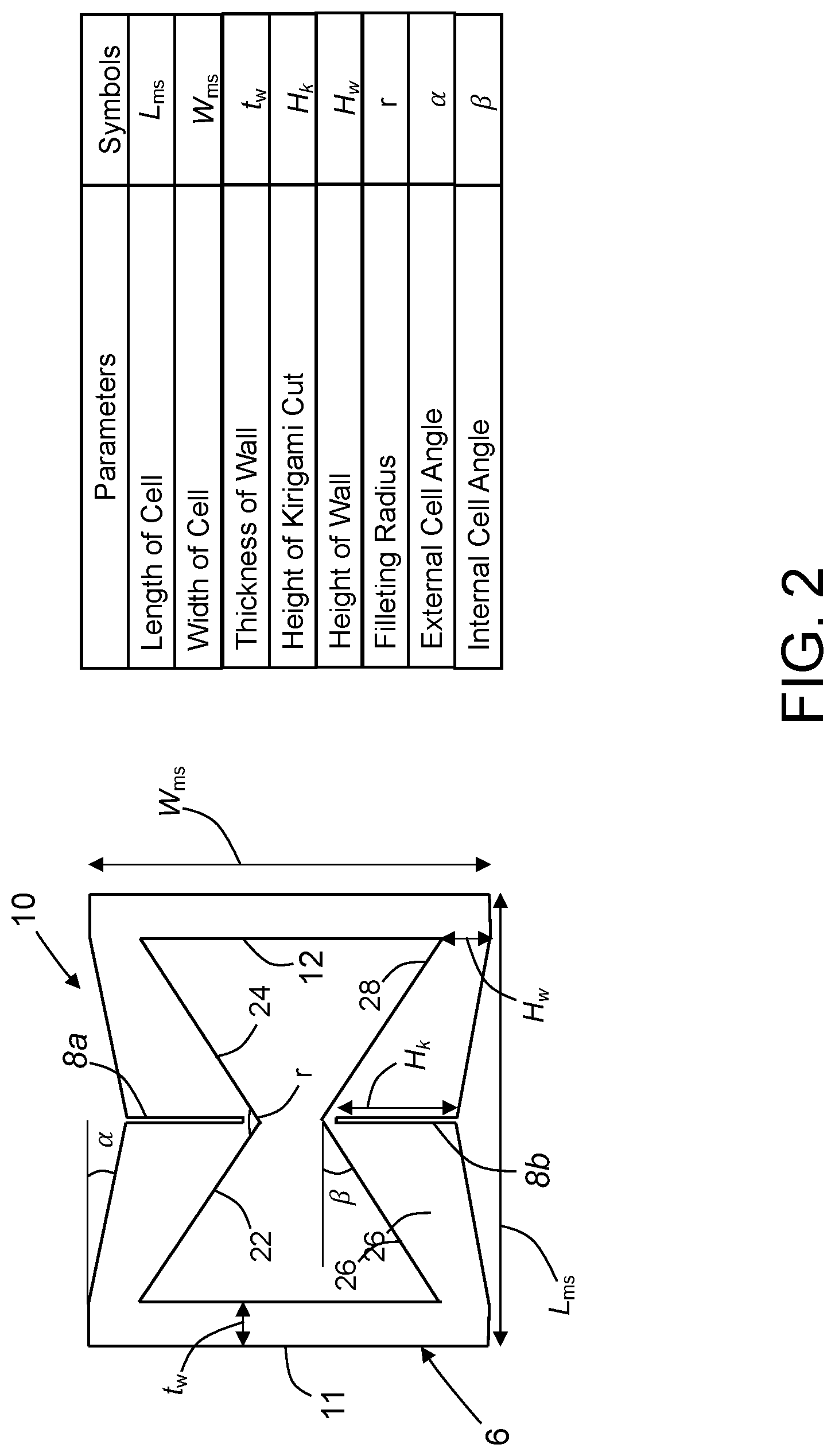Patent US12310244 Figure 2 – Metamaterial-based substrate for piezoelectric energy harvesters