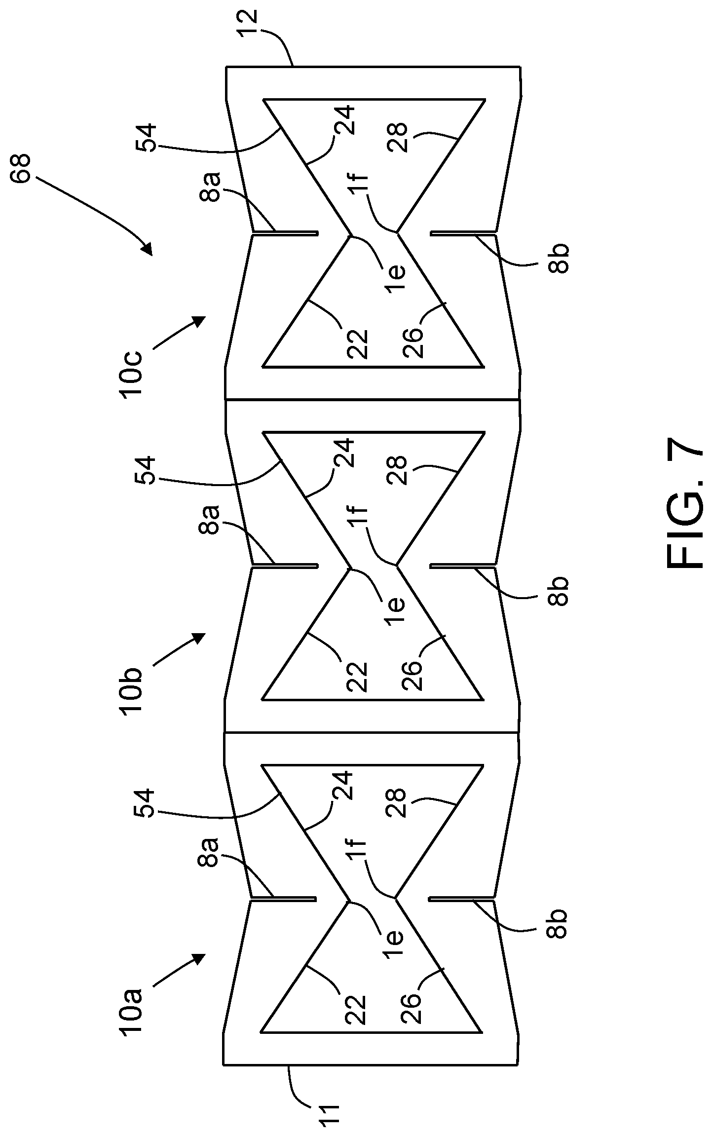 Patent US12310244 Figure 7 – Metamaterial-based substrate for piezoelectric energy harvesters