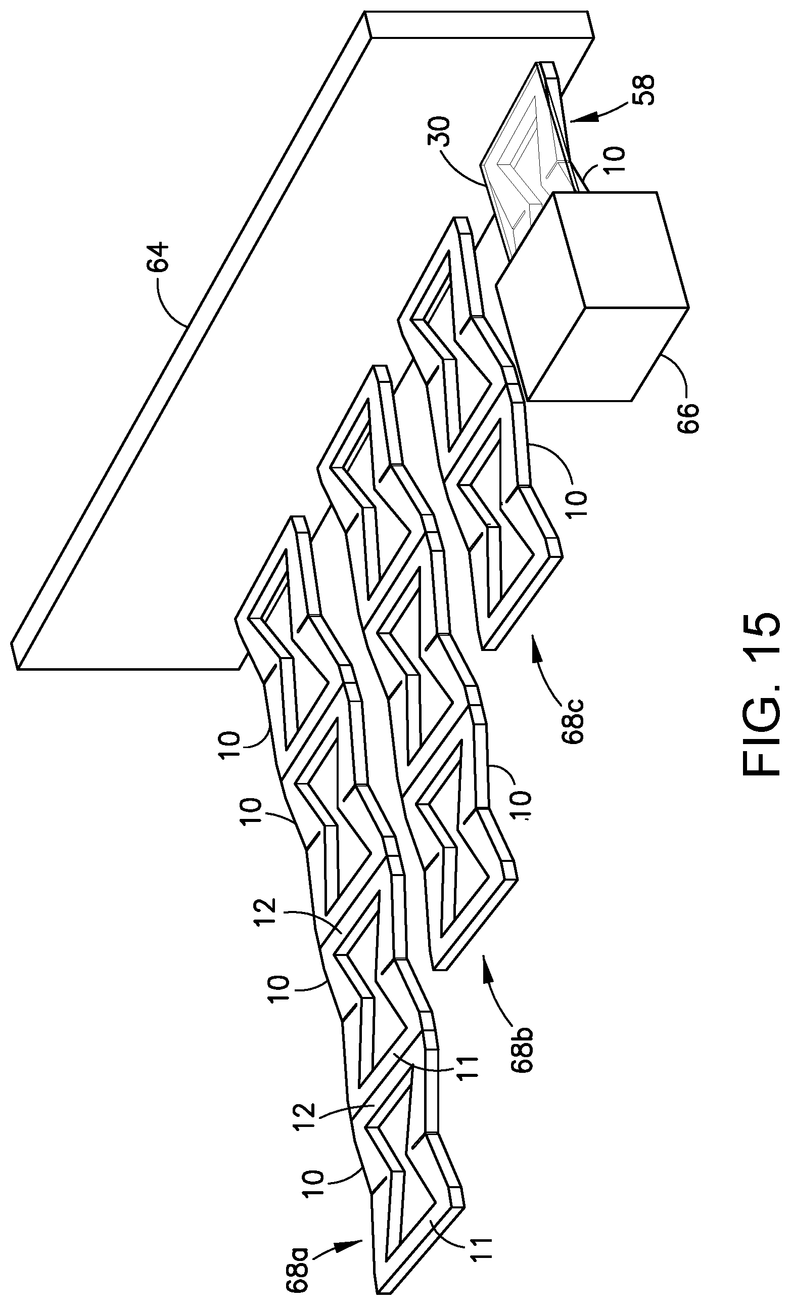 Patent US12310244 Figure 15 – Metamaterial-based substrate for piezoelectric energy harvesters