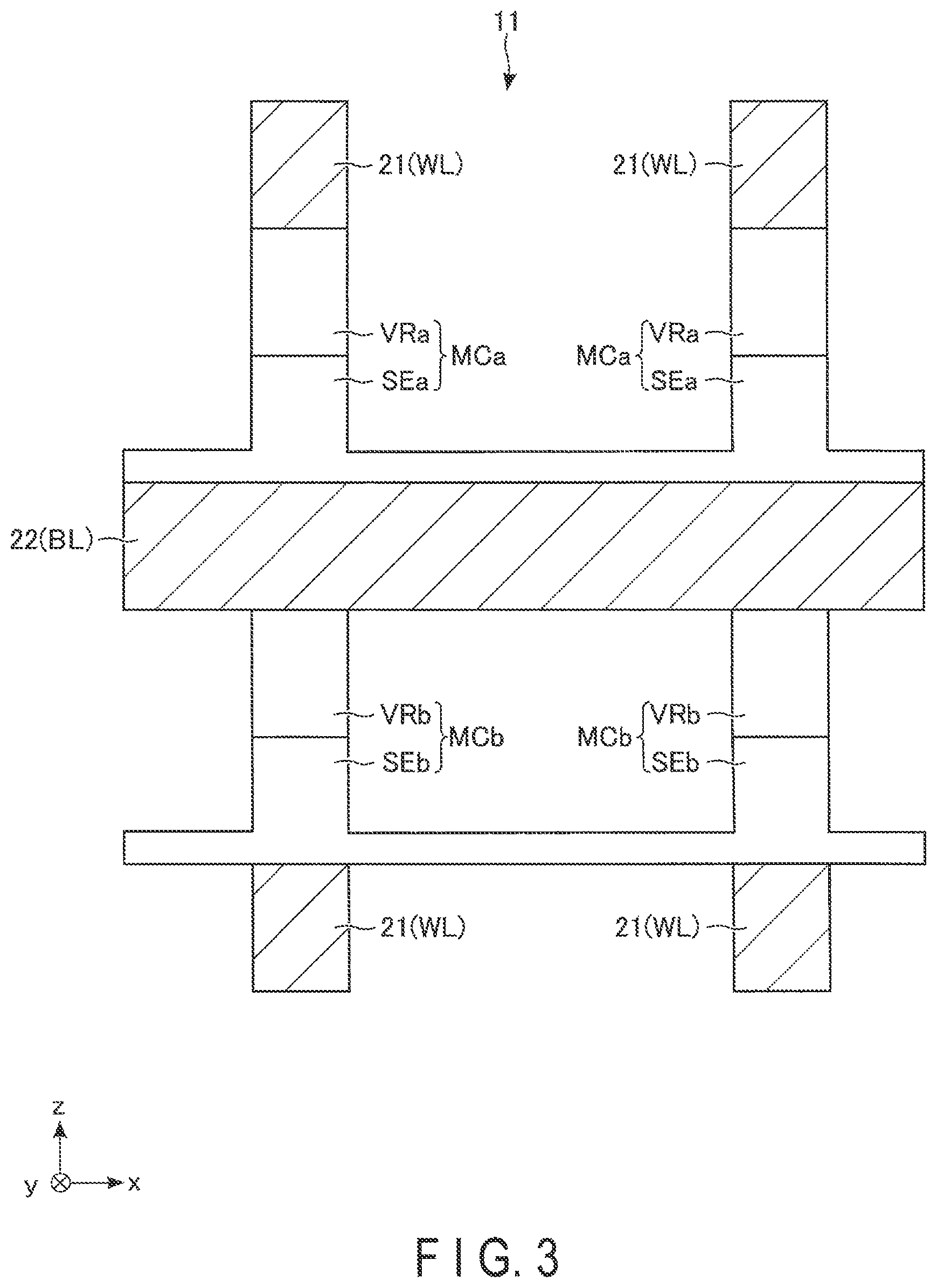 Patent US12310251 Figure 3 – Magnetoresistance memory device and method of manufacturing magnetoresistance memory device