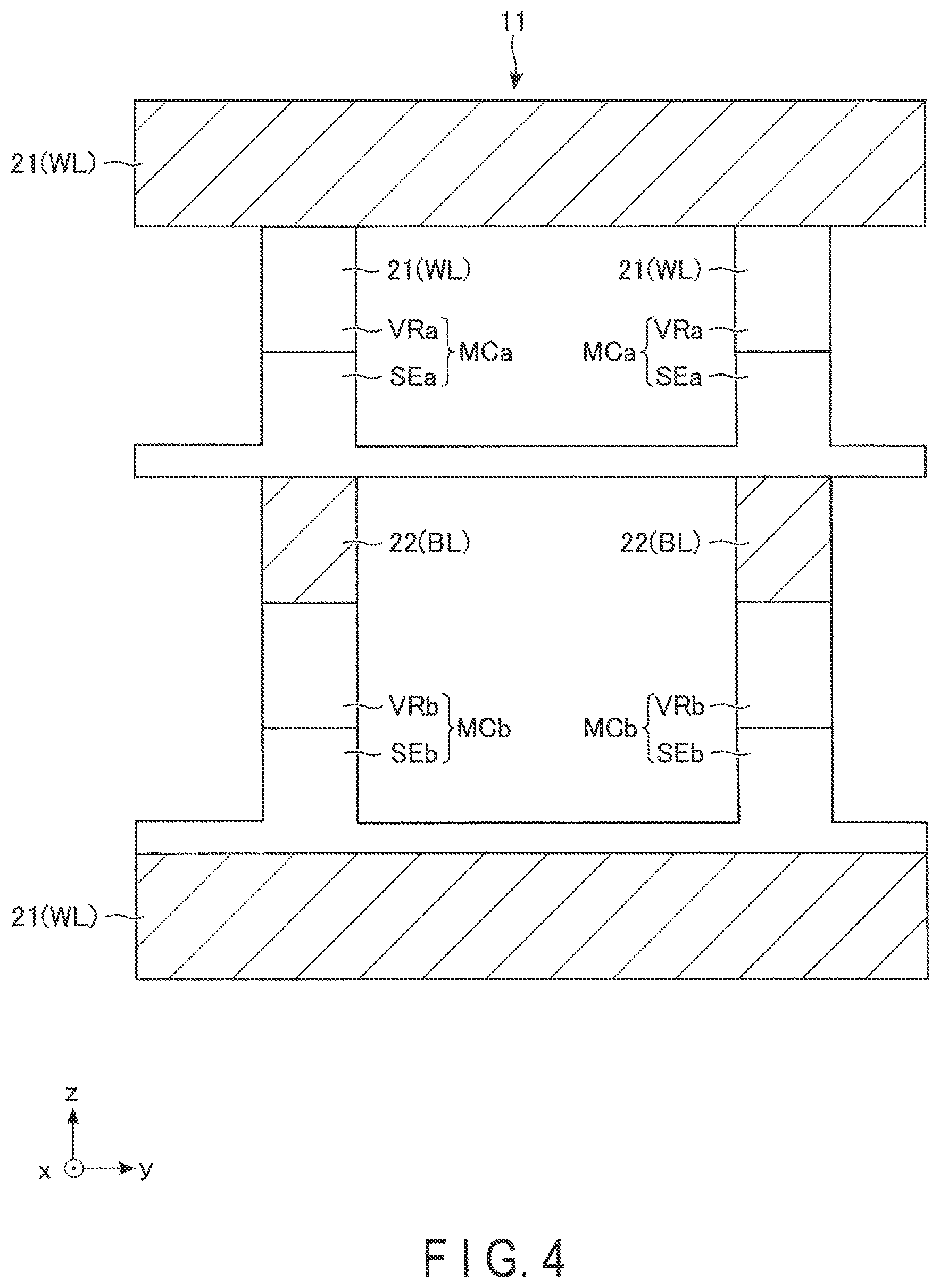 Patent US12310251 Figure 4 – Magnetoresistance memory device and method of manufacturing magnetoresistance memory device