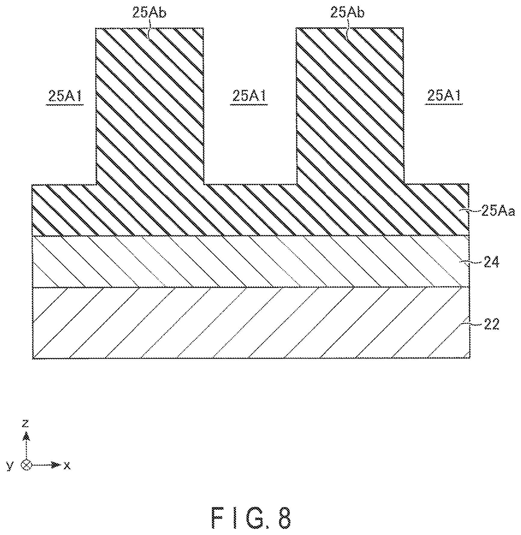 Patent US12310251 Figure 8 – Magnetoresistance memory device and method of manufacturing magnetoresistance memory device