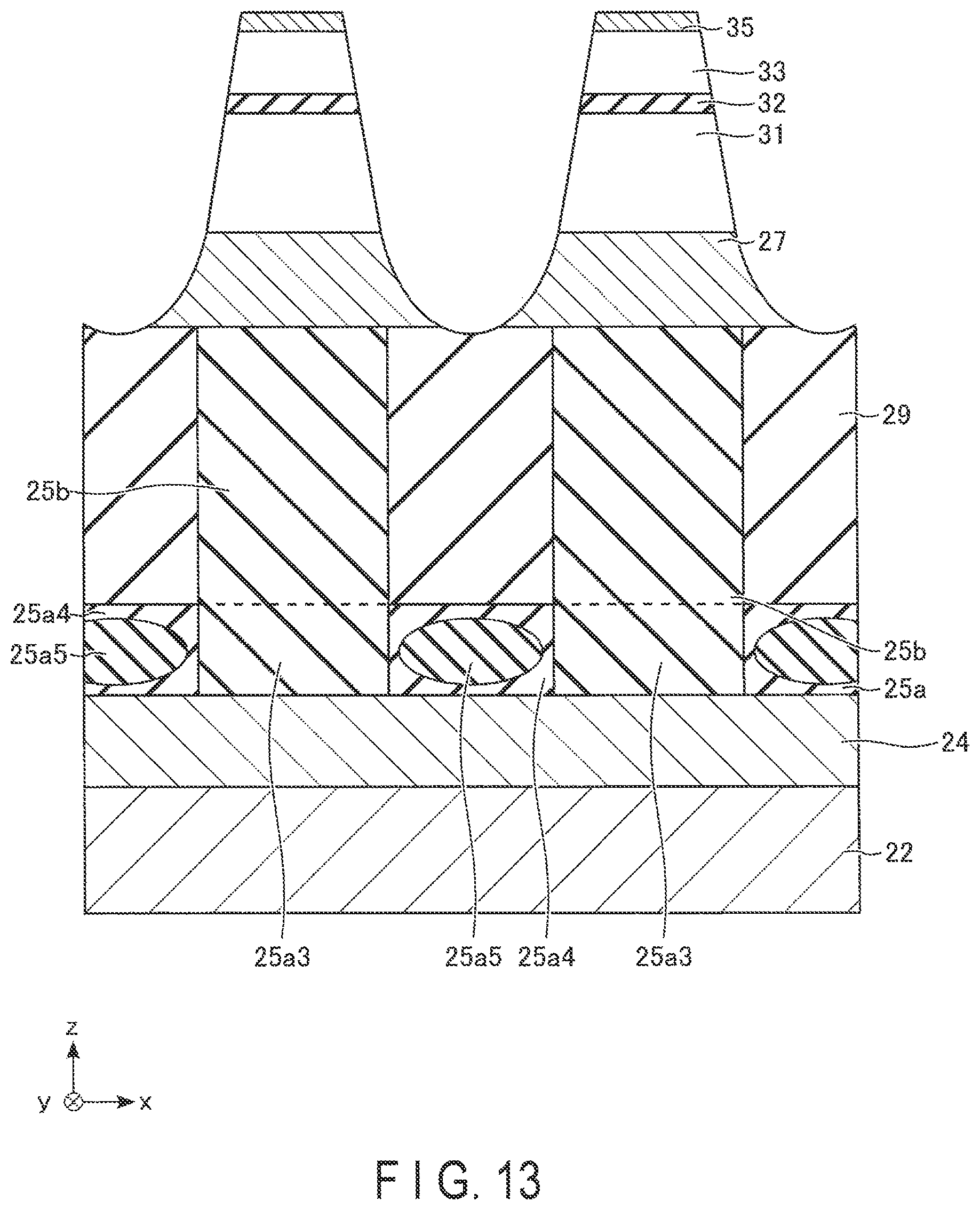 Patent US12310251 Figure 13 – Magnetoresistance memory device and method of manufacturing magnetoresistance memory device