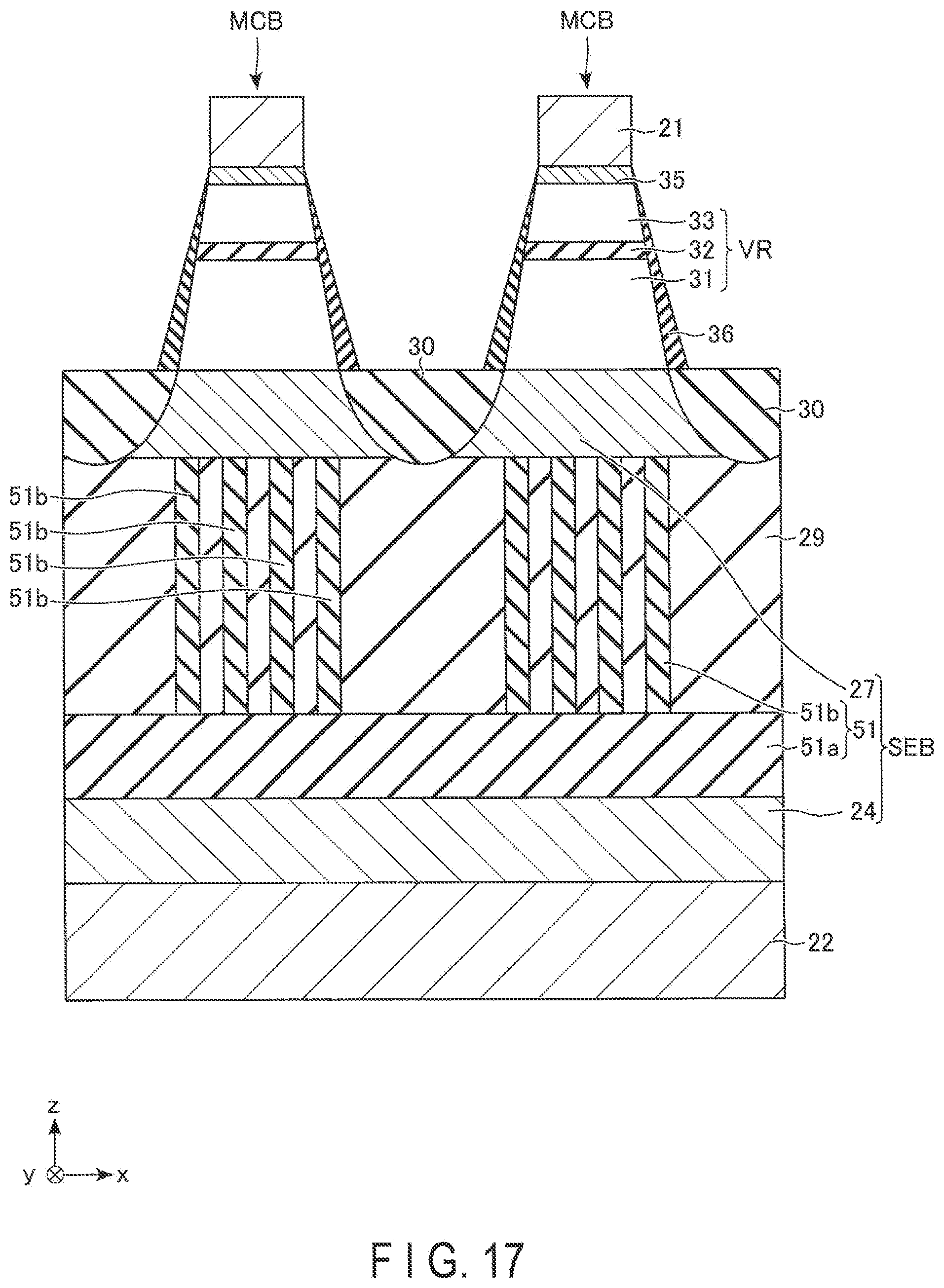Patent US12310251 Figure 17 – Magnetoresistance memory device and method of manufacturing magnetoresistance memory device