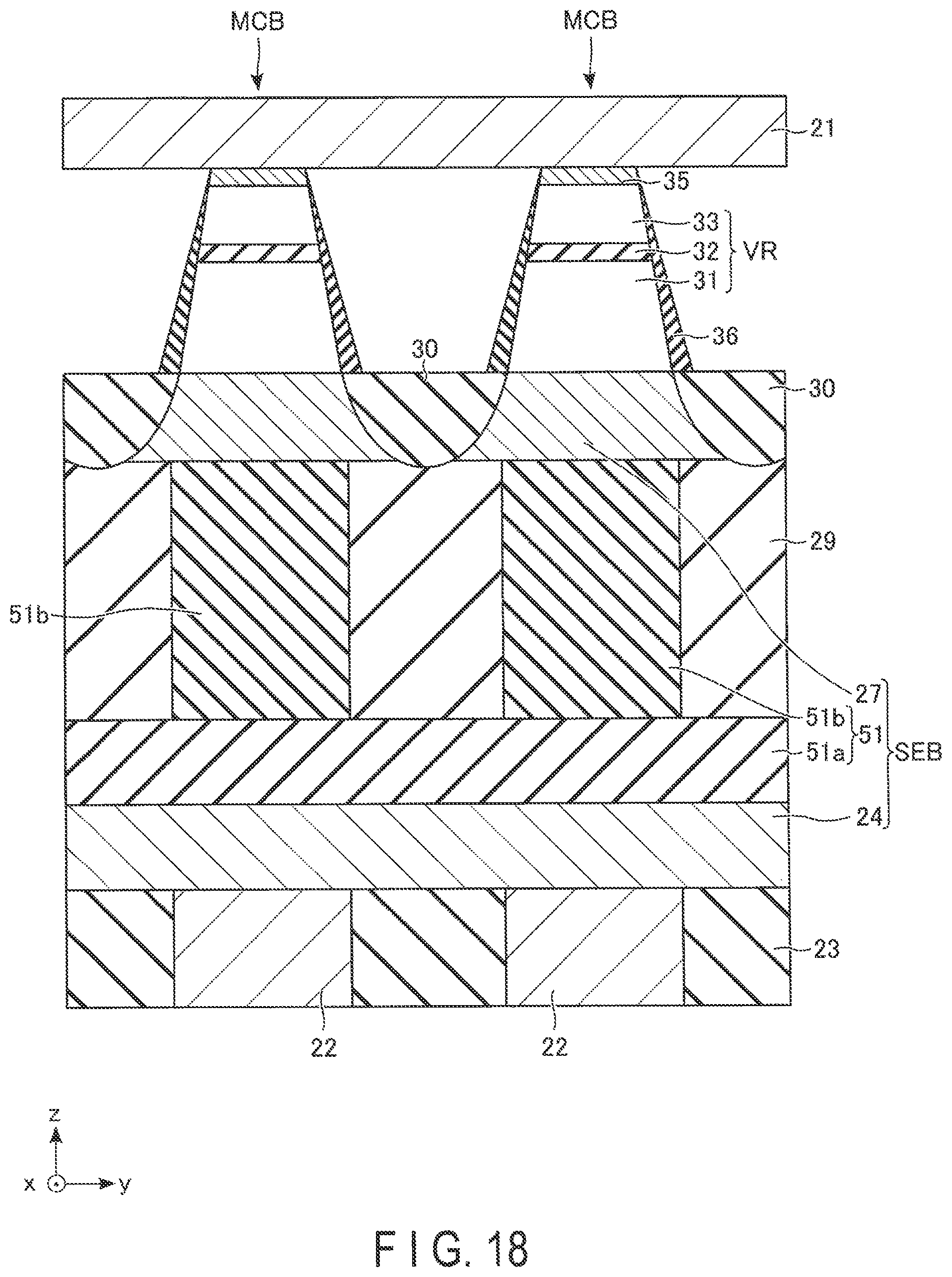 Patent US12310251 Figure 18 – Magnetoresistance memory device and method of manufacturing magnetoresistance memory device