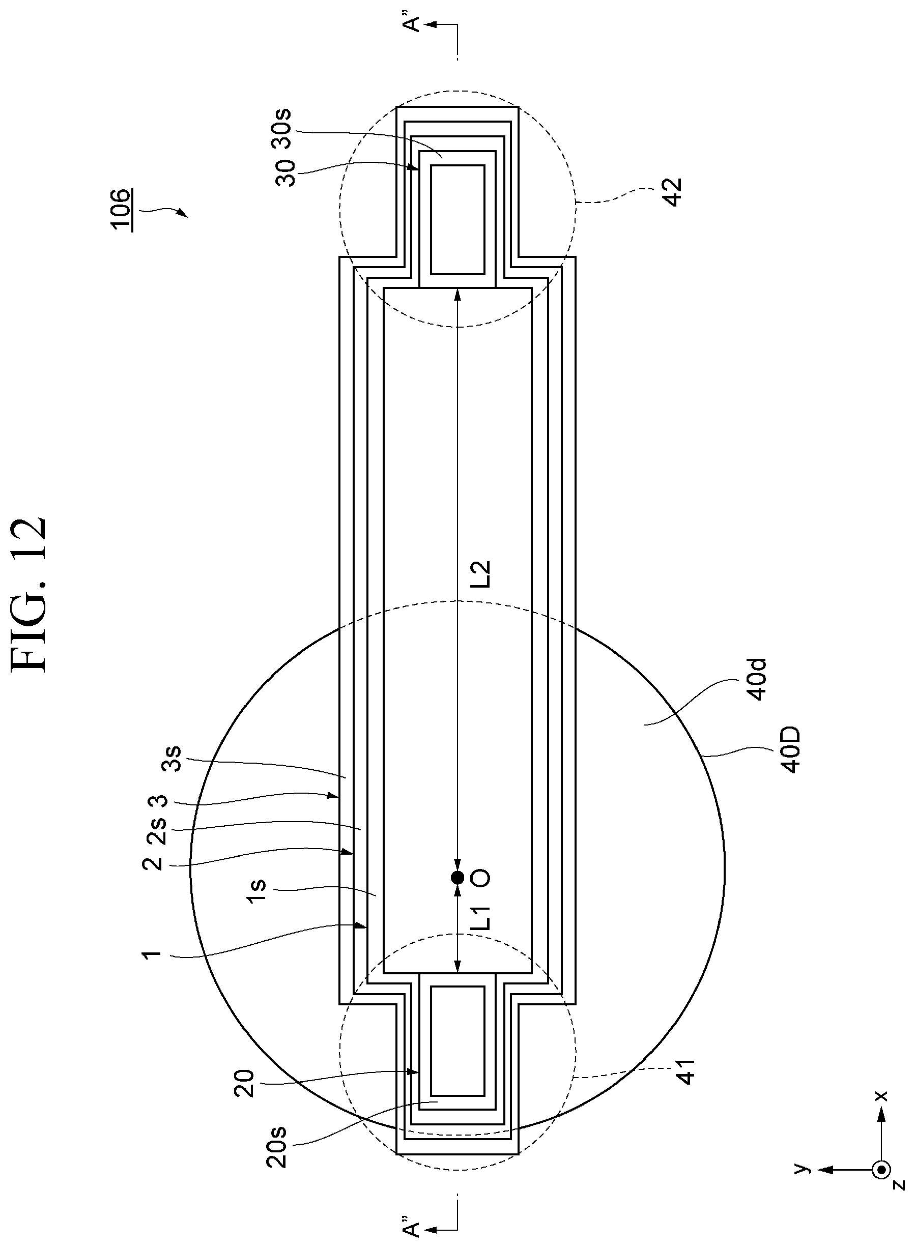 Patent US12310253 Figure 12 – Magnetic domain wall movement element and magnetic array