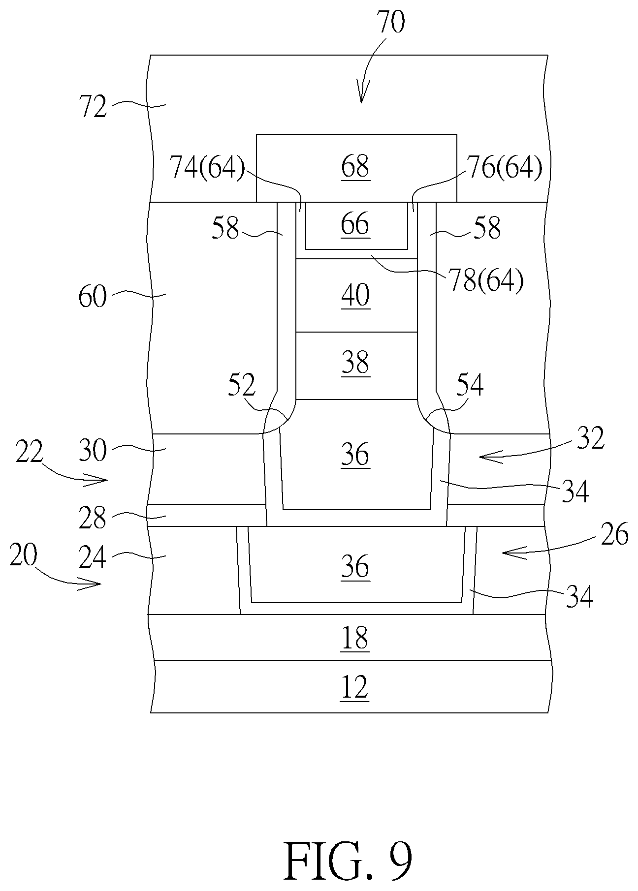 Patent US12310256 Figure 5 – Semiconductor device and method for fabricating the same