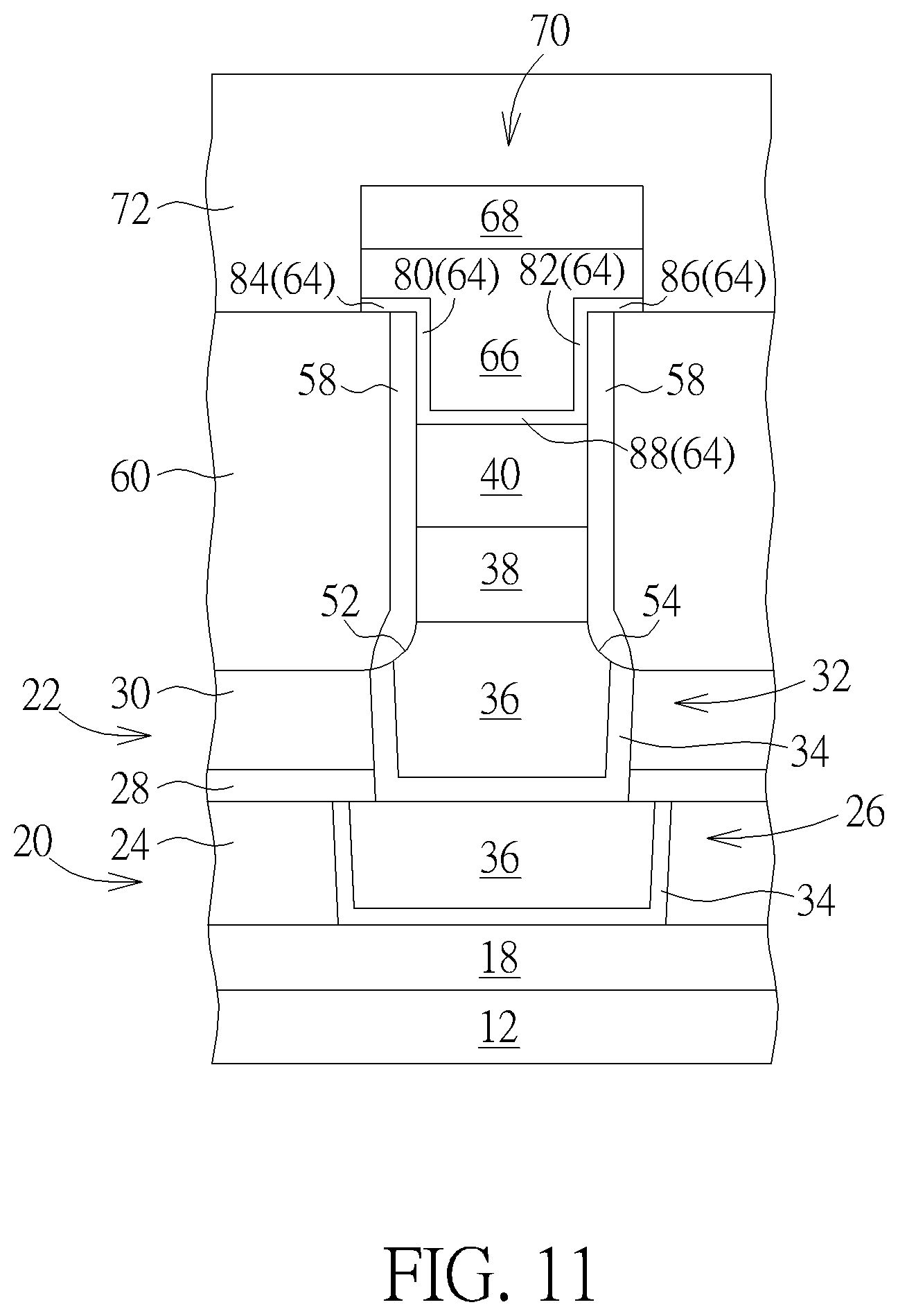 Patent US12310258 Figure 7 – Semiconductor device and method for fabricating the same