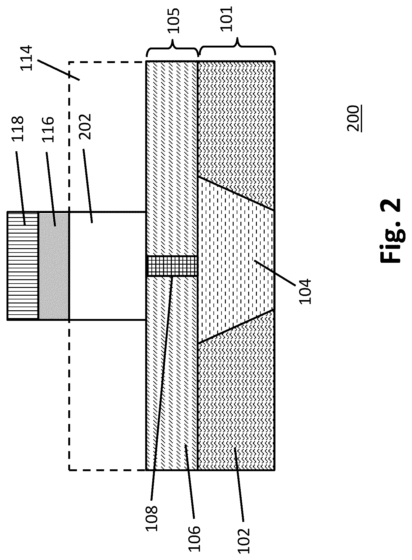 Patent US12310262 Figure 2 – Phase change memory with encapsulated phase change element