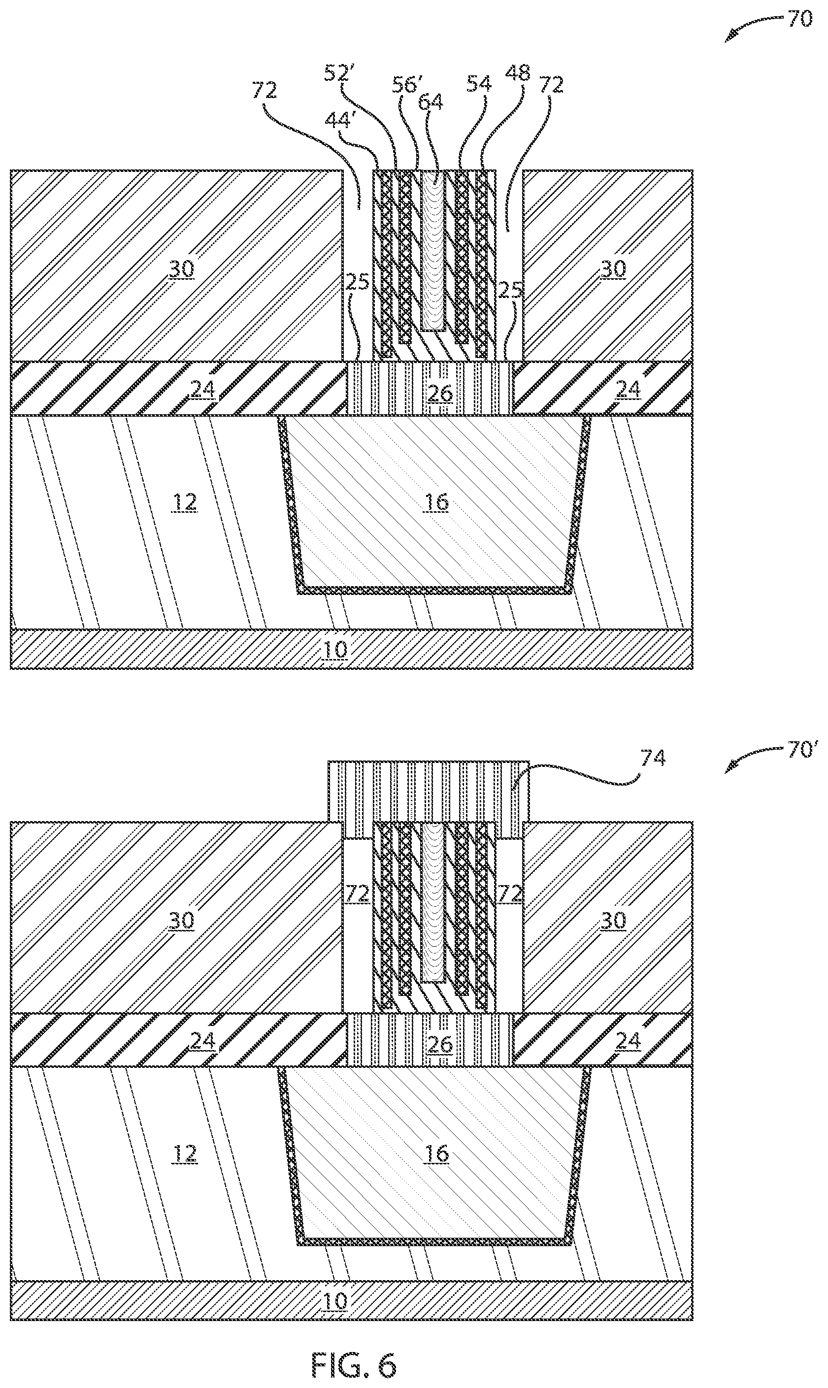 Patent US12310264 Figure 5 – Phase change memory using multiple phase change layers and multiple heat conductors