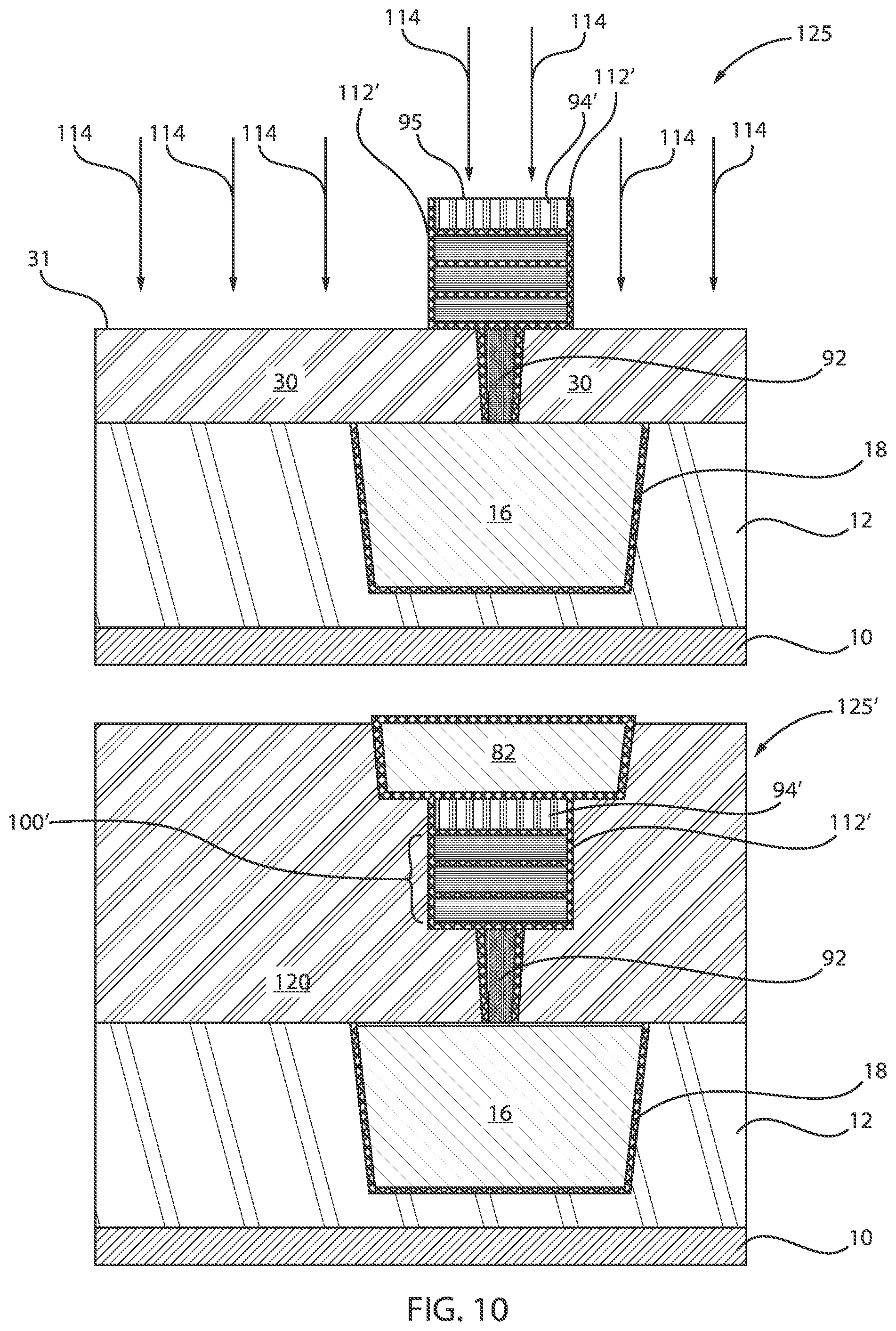Patent US12310264 Figure 9 – Phase change memory using multiple phase change layers and multiple heat conductors