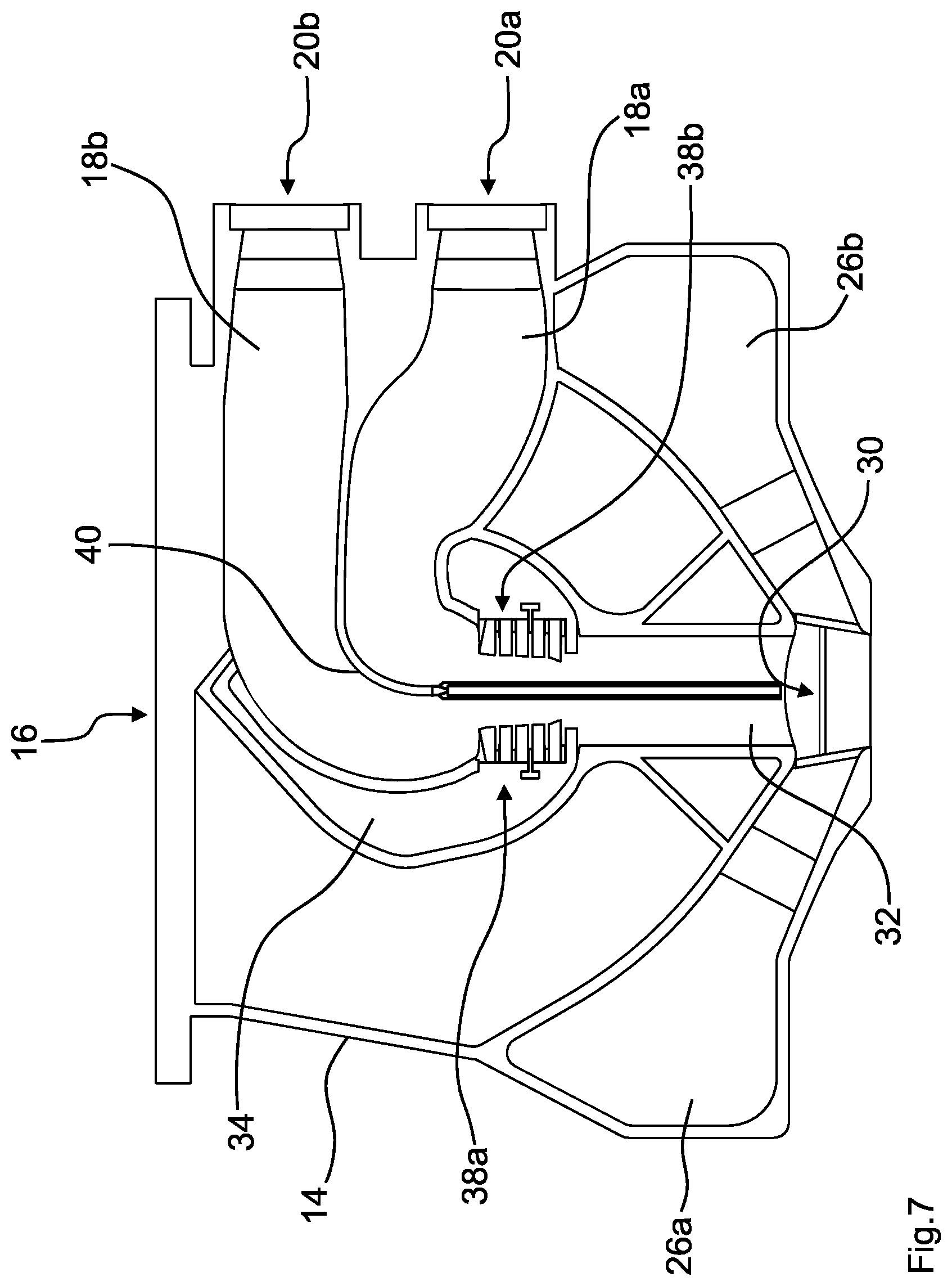 Patent US12310281 Figure 7 – Distribution device for granular material